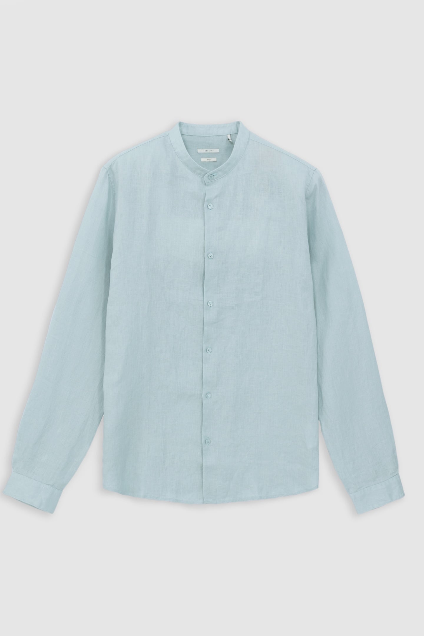HORIZON LINEN REGULAR SHIRT WITH MANDARIN COLLAR 5