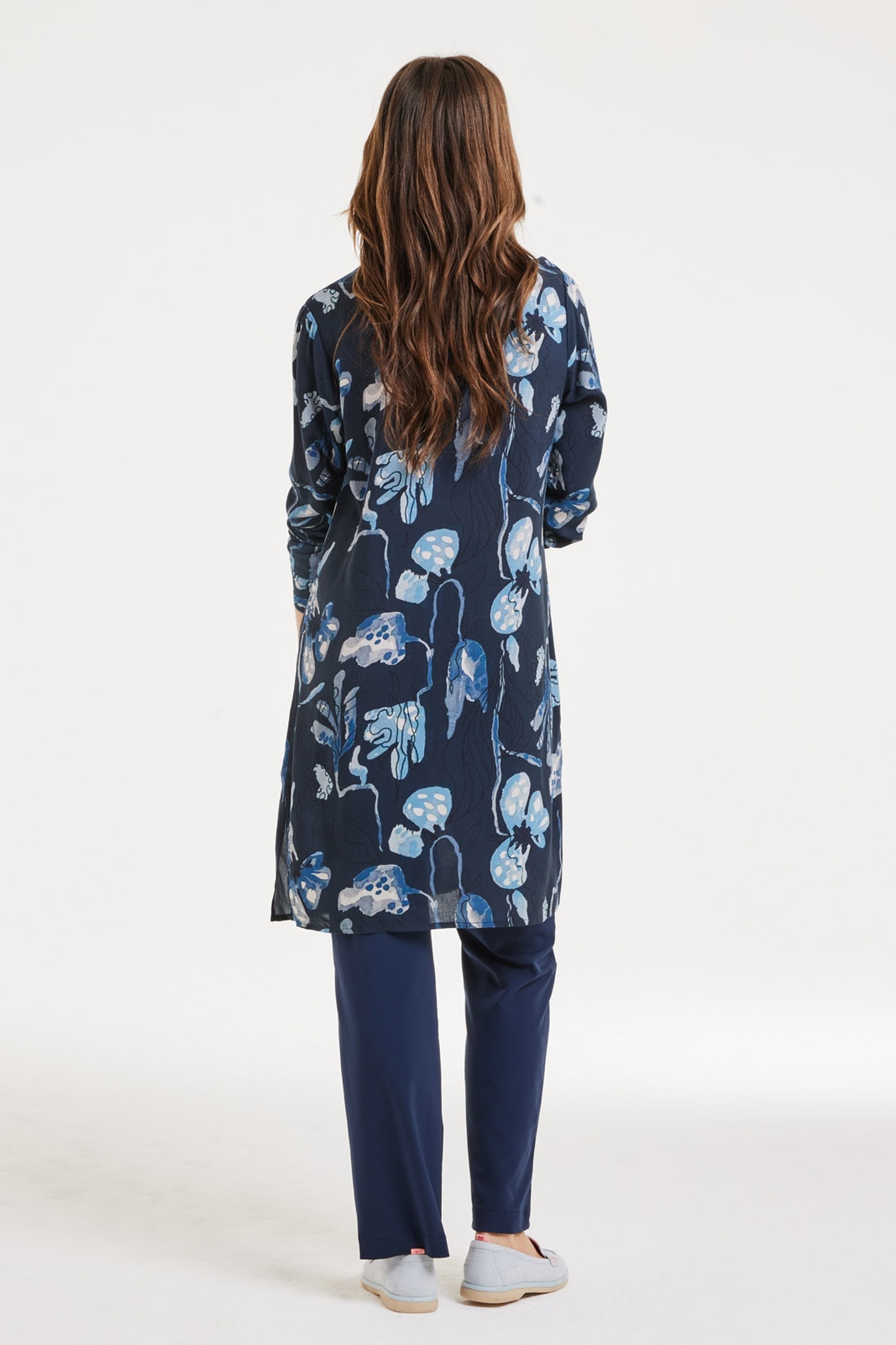 TUNIC CHILL OUT DARKBLUE AMBIANCE PRINT 4