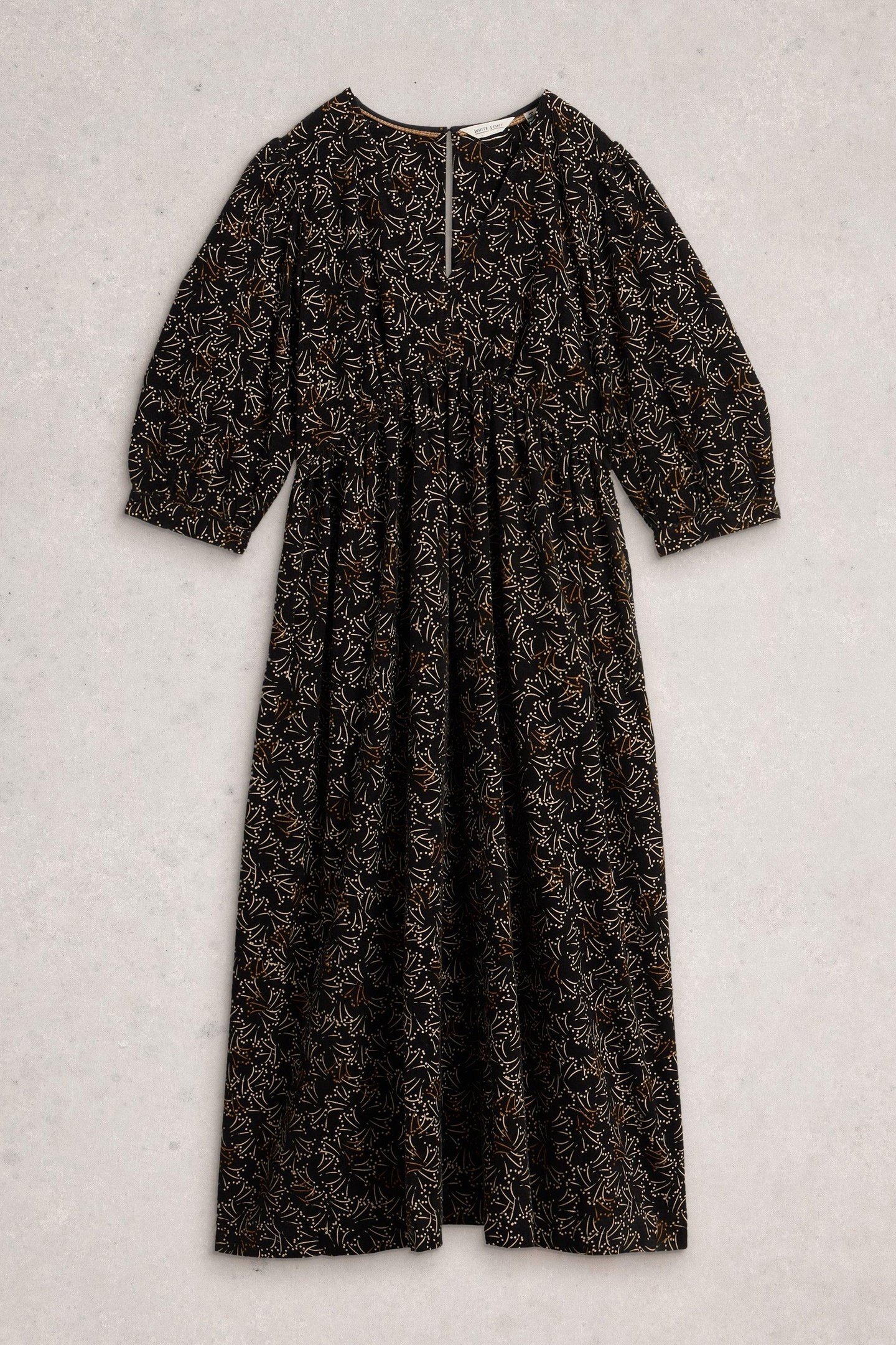 LUCY CORD DRESS BLACK MULTI 3