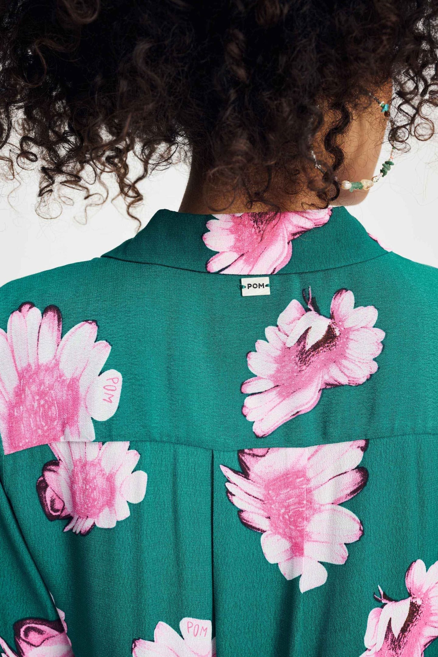 BLOUSE - MILA MEADOW FLOWERS GREEN 5