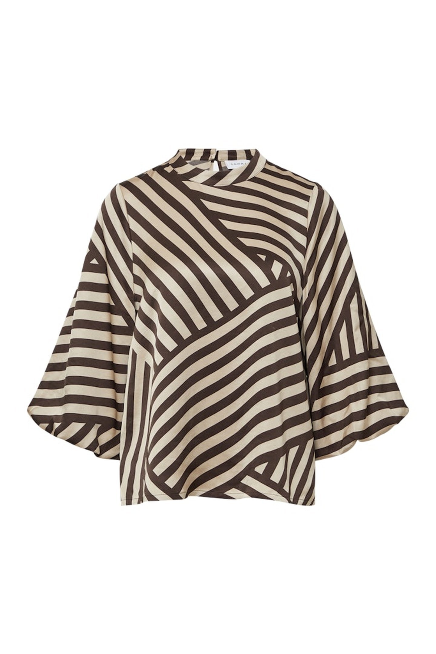 COMMA BLOUSES BROWN-DARK 4