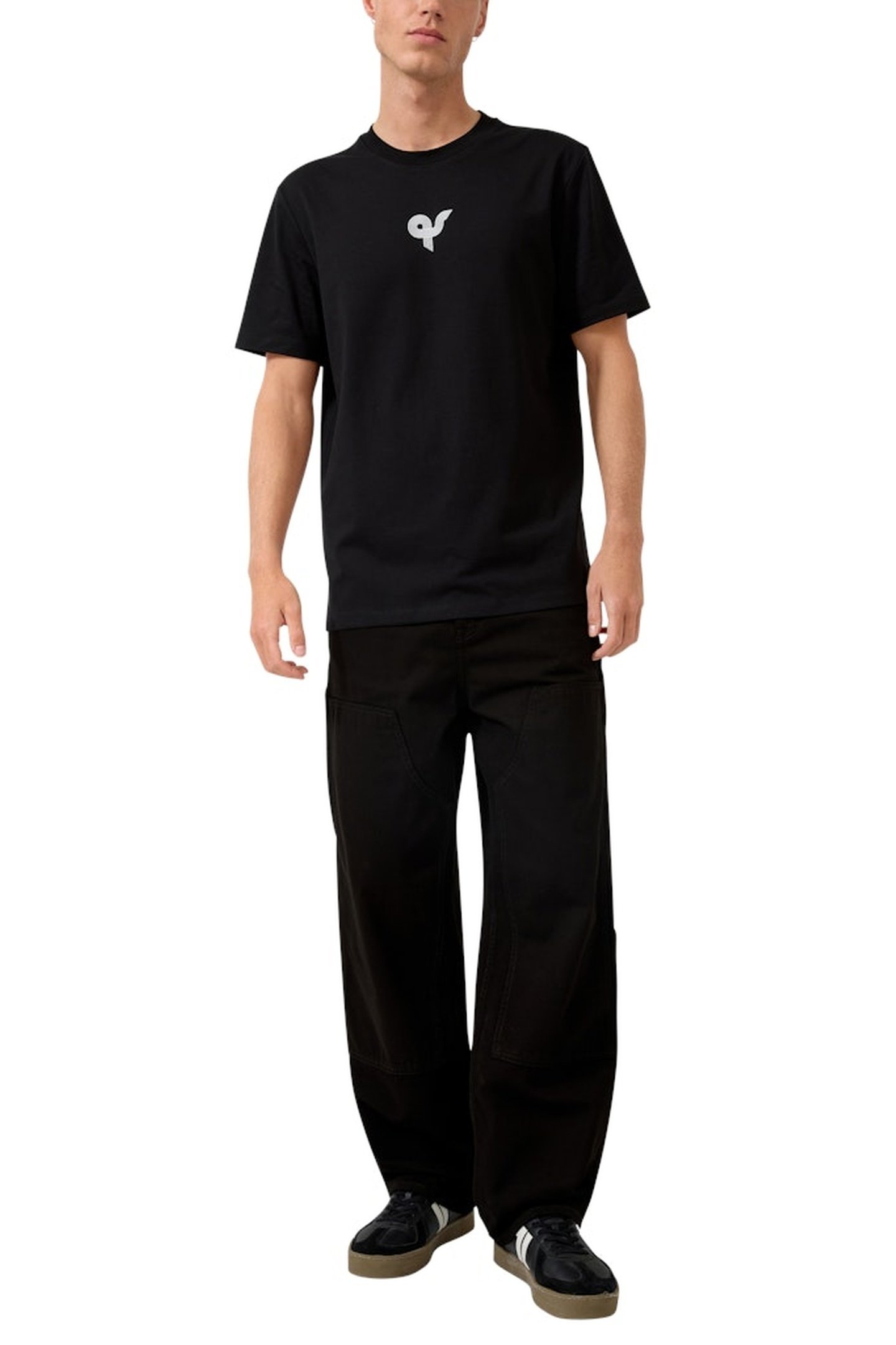 S.OLIVER-QS T-SHIRTS BLACK 2