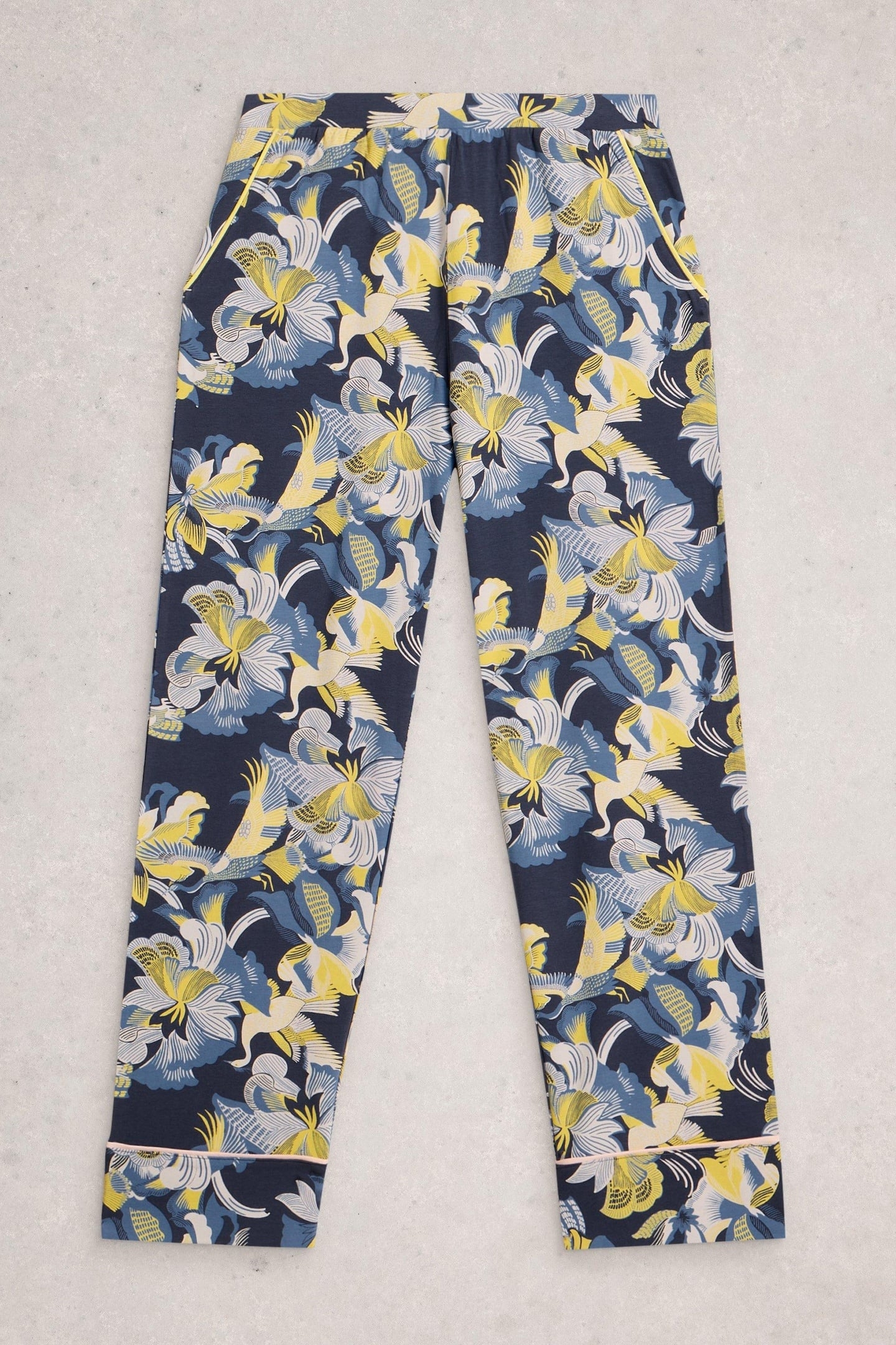 NINA JERSEY PJ BOTTOM PURPLE PRINT 4