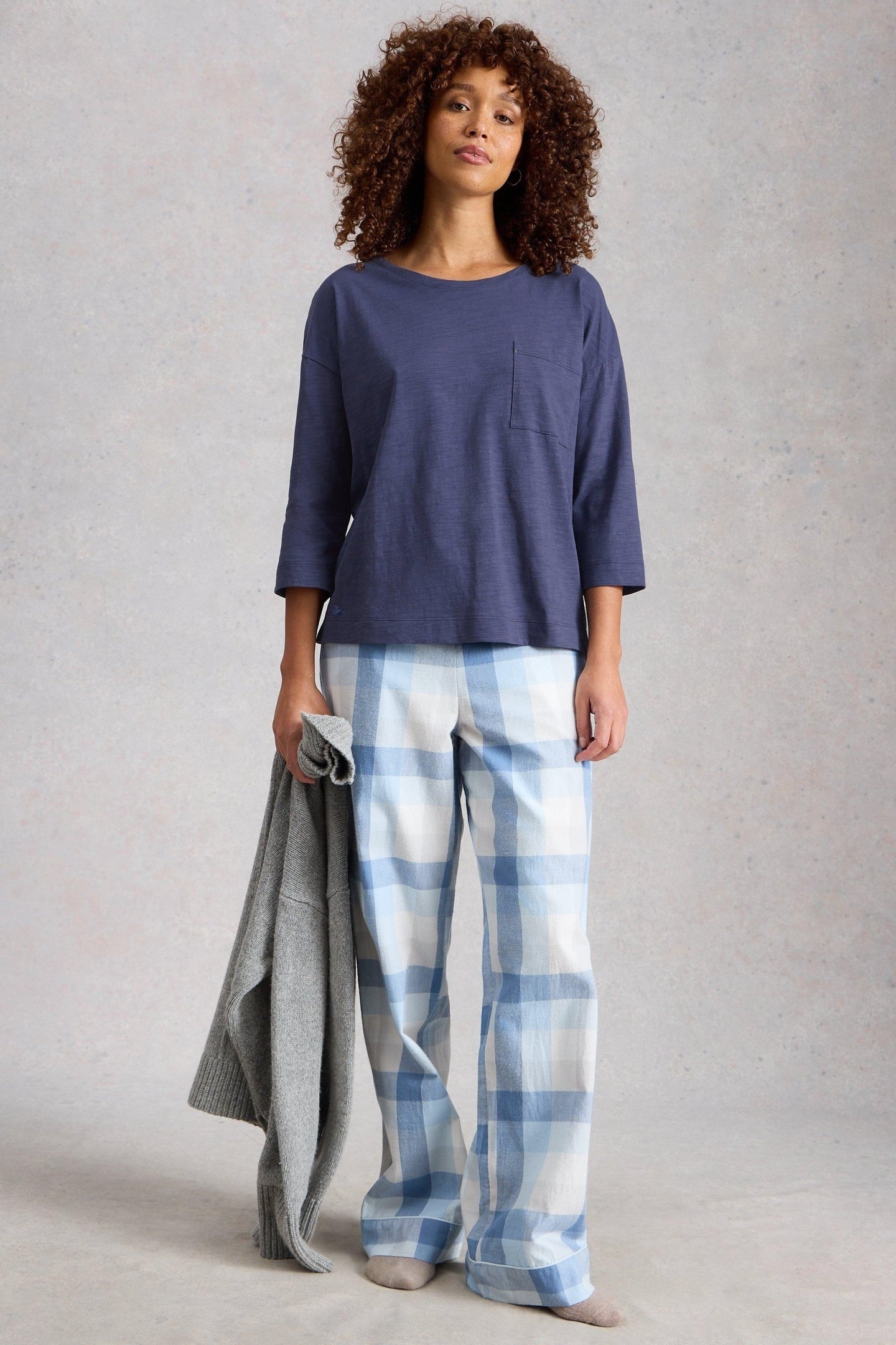 MIA BOXY TEE DARK PURPLE 1