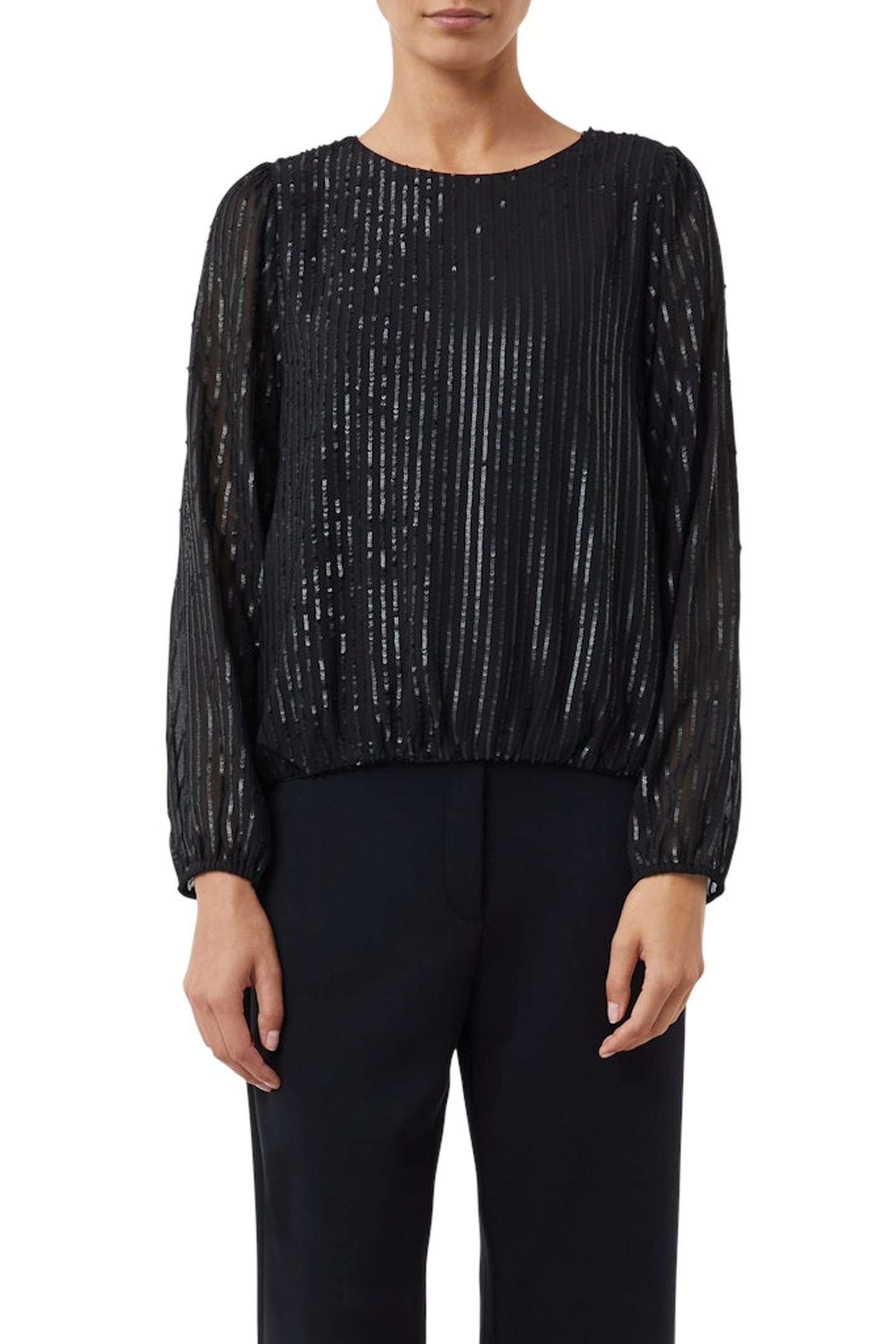 COMMA BLOUSES BLACK 1