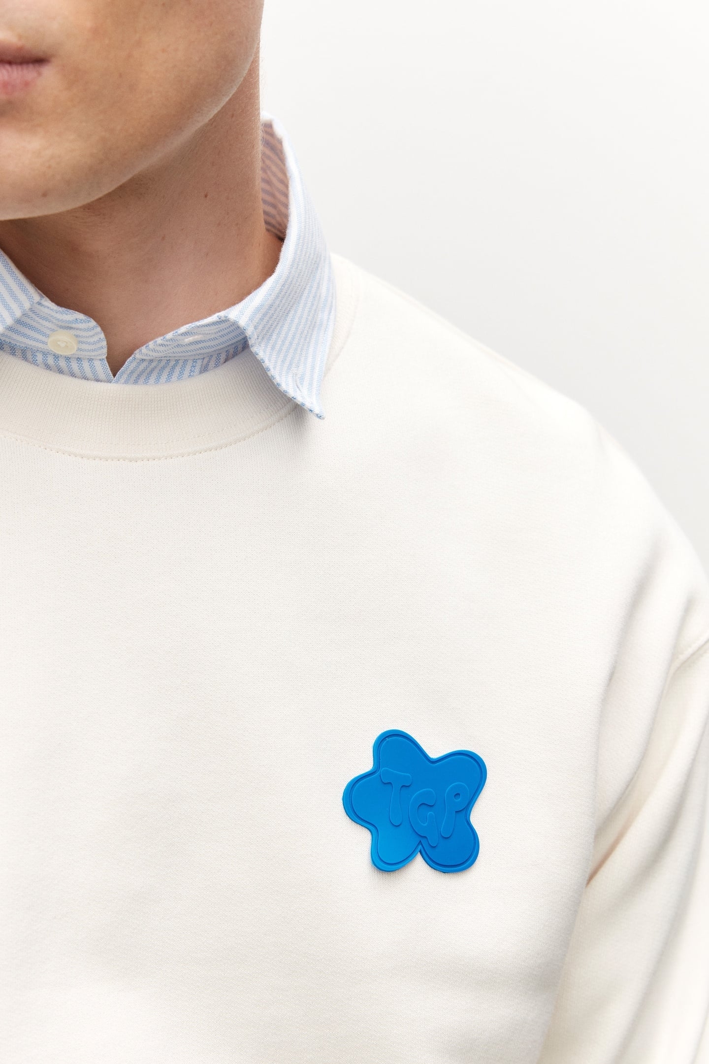 LPATCH SWEATER OFF WHITE 6