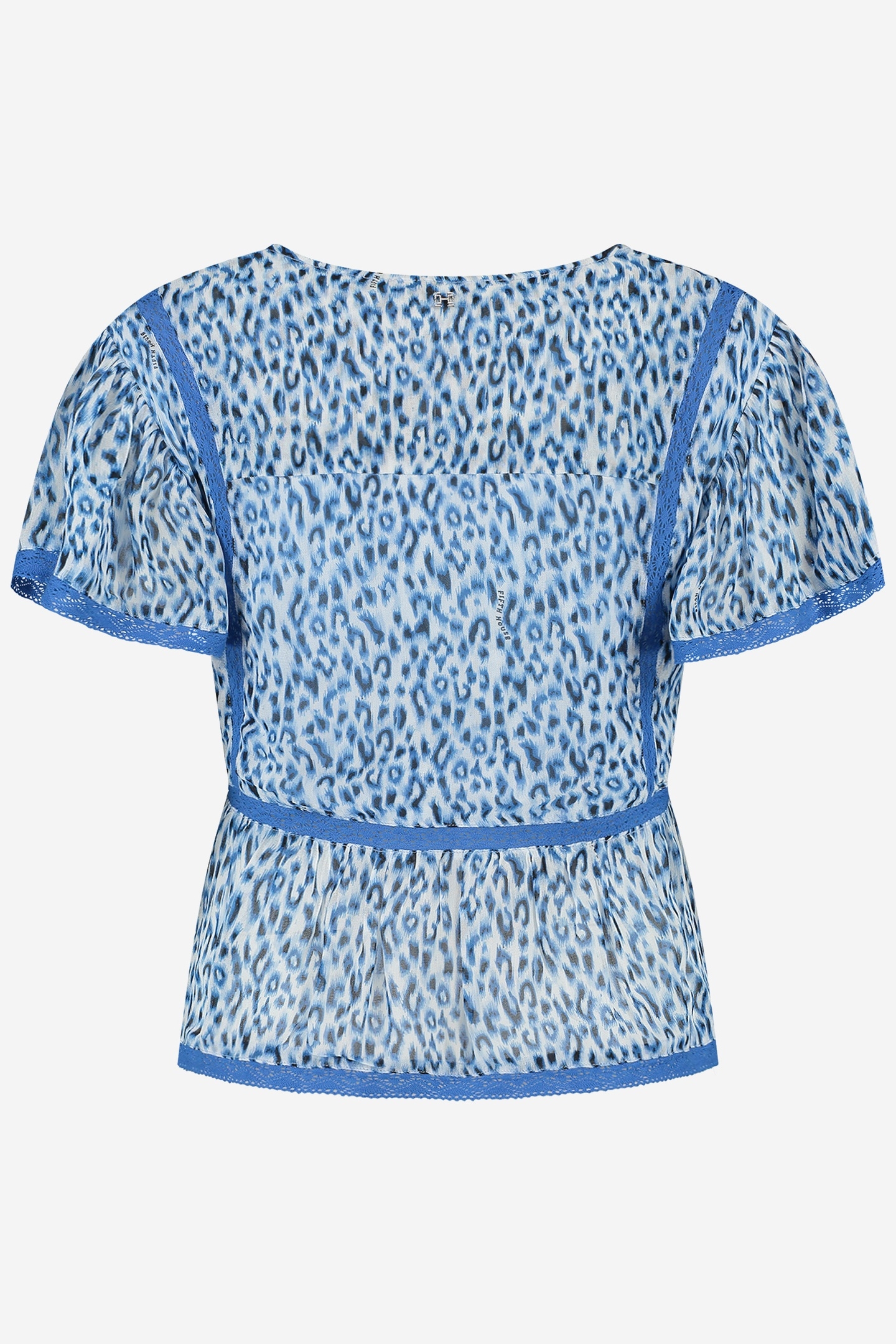 CHLOE TOP BRIGHT BLUE WASH 3