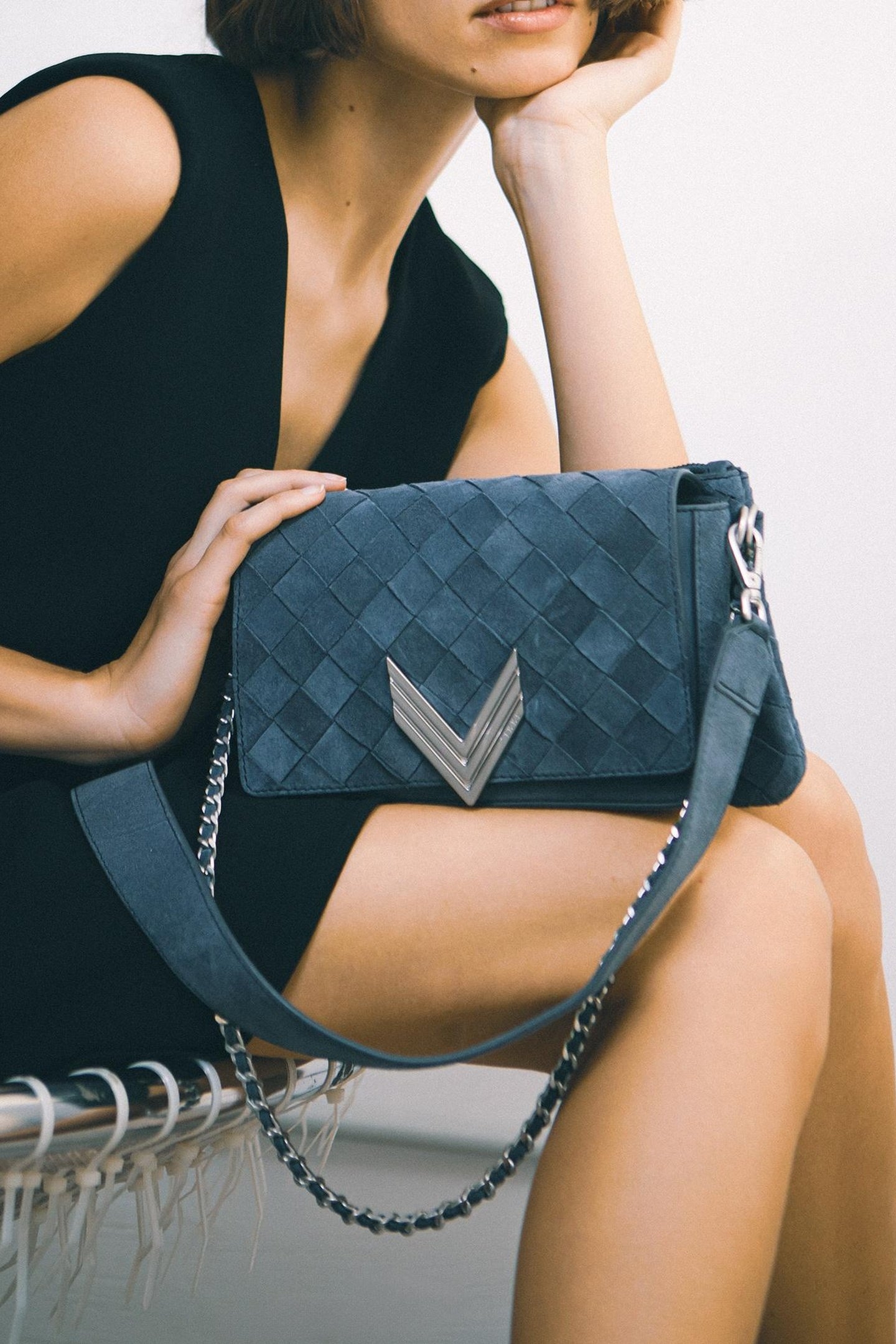 THE 111 MONTEGO BAY BLUE WOVEN SUEDE FOR WOMEN 8