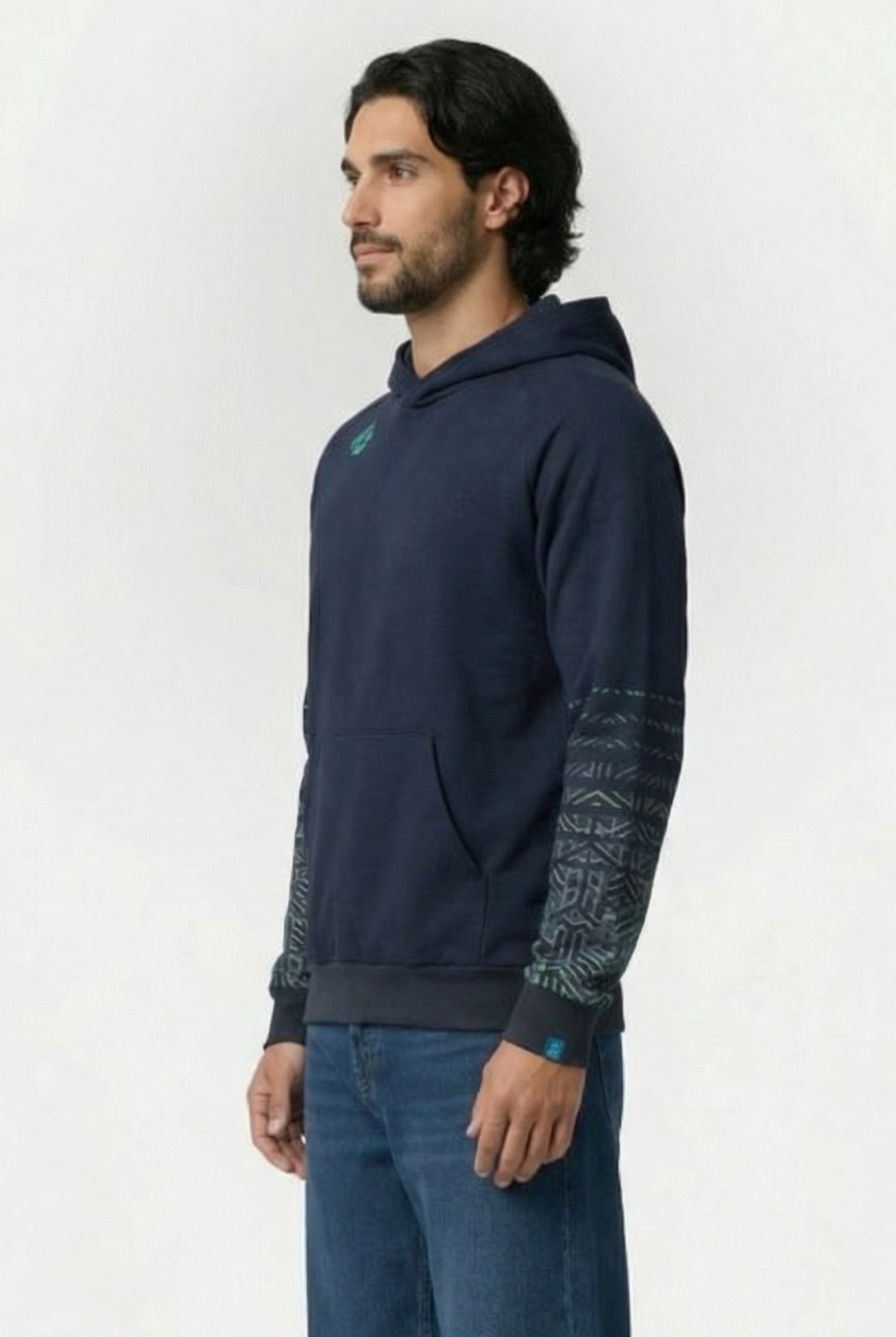 UNISEX HOODED SWEAT LOGO NAVY-KIKKO PRO NAVY 5