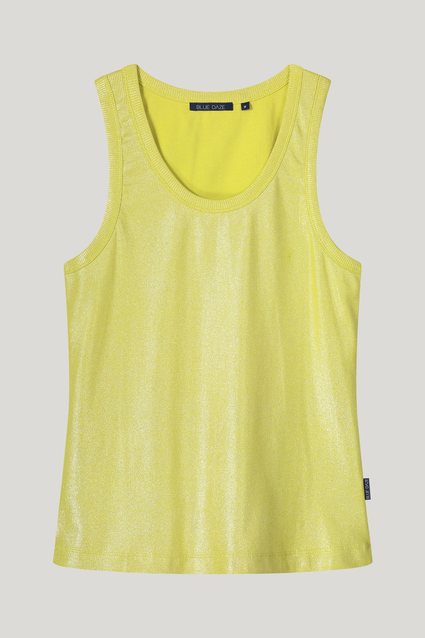 RIB TANKTOP COTTON RIB MIMOSA YELLOW 3