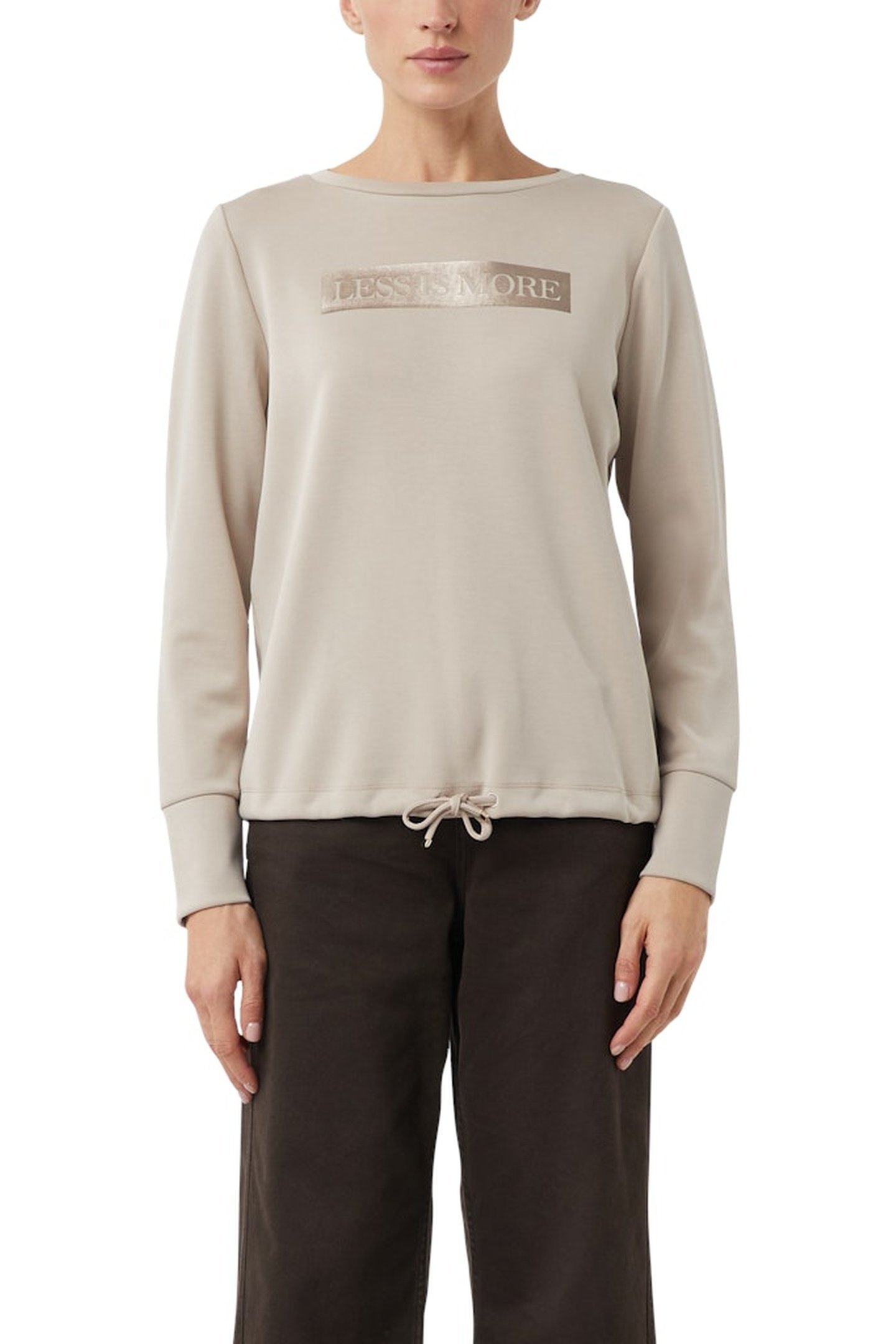 COMMA SWEATSHIRTS BROWN 1