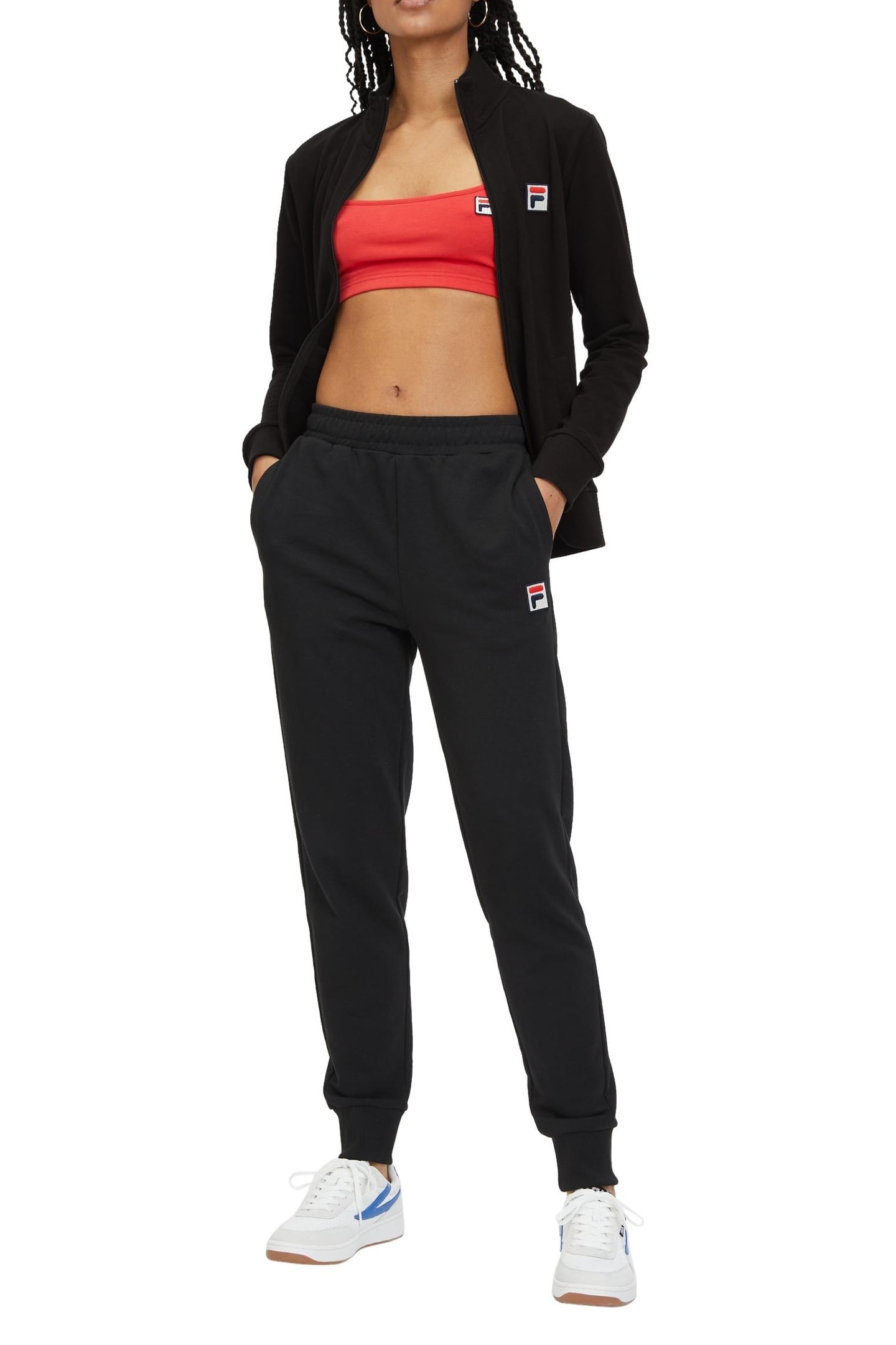 LUBNA TRACK JACKET BLACK 2