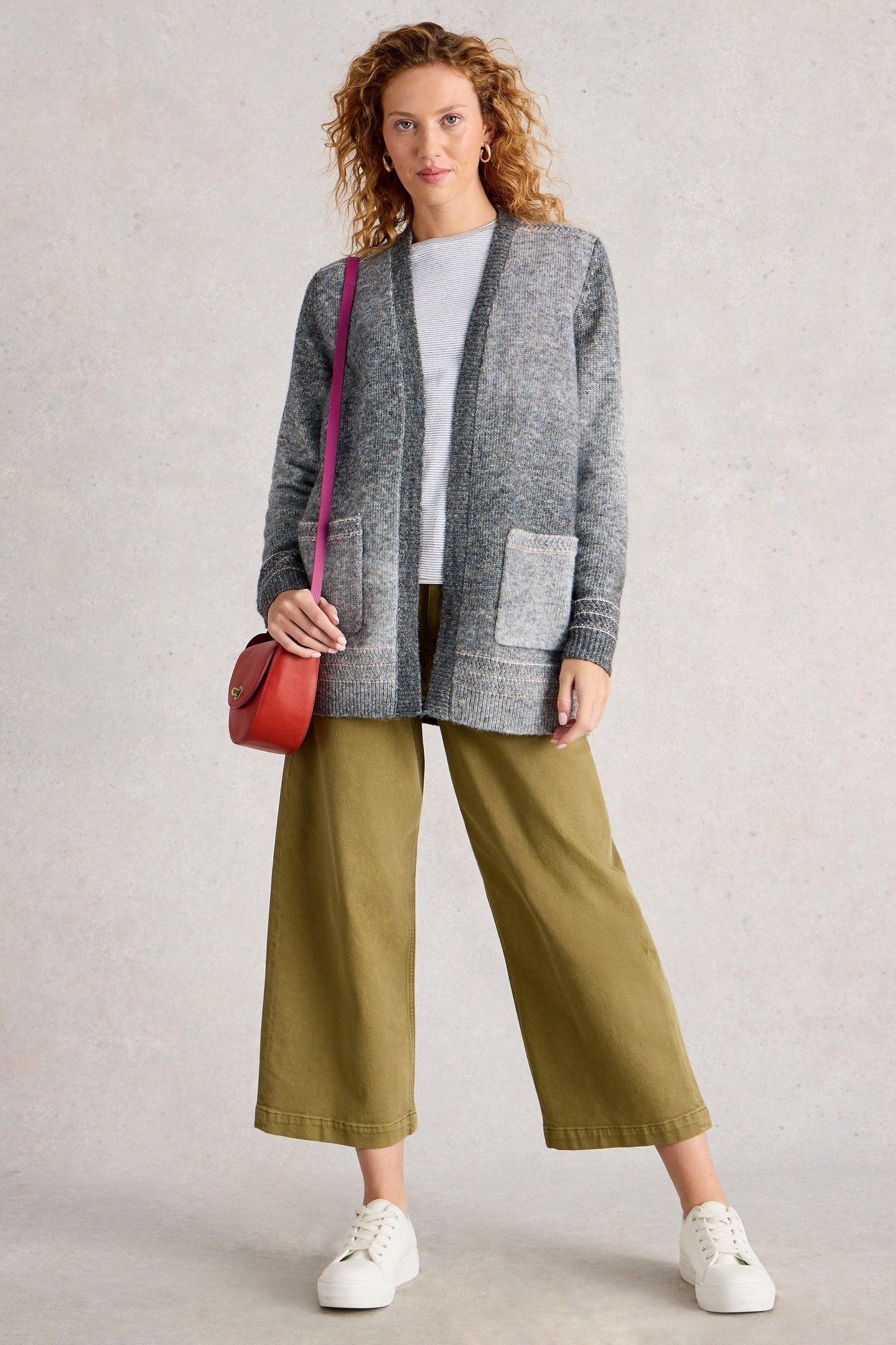 LILBET CARDI GREY MULTI 1