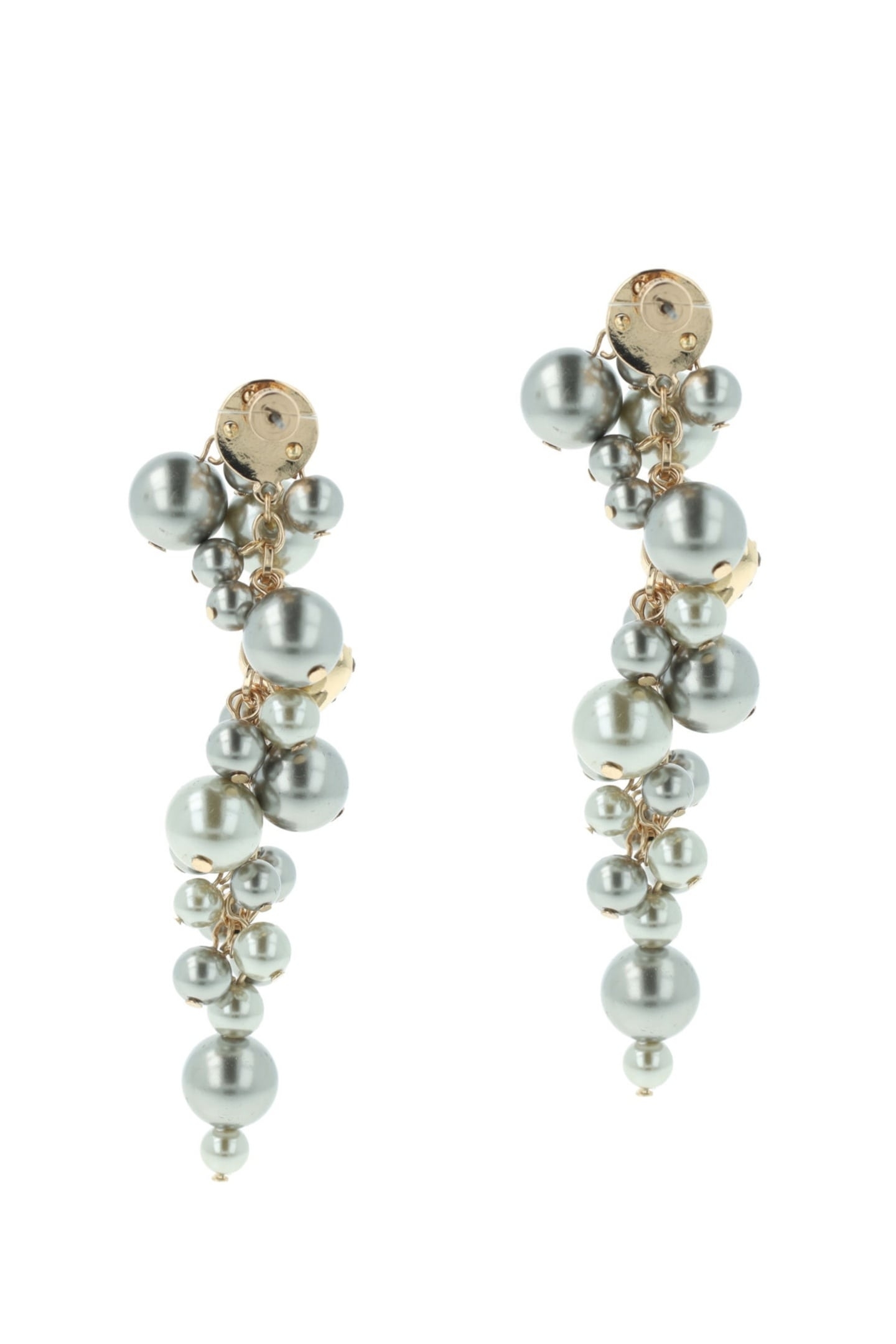ULTIMATE PEARL EARHANGERS GREY 2