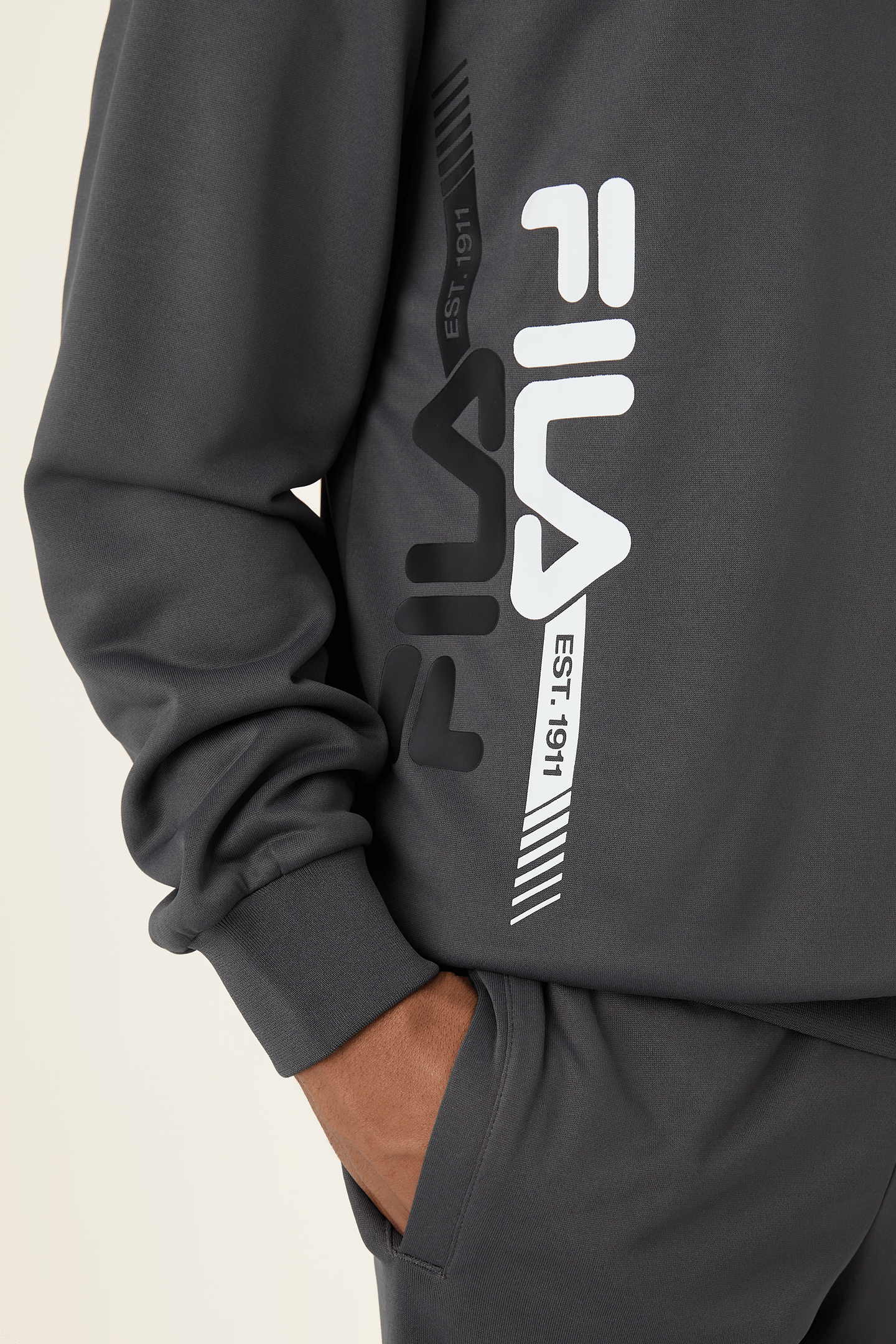 MANTA REGULAR GRAPHIC HOODIE DARK SHADOW 6