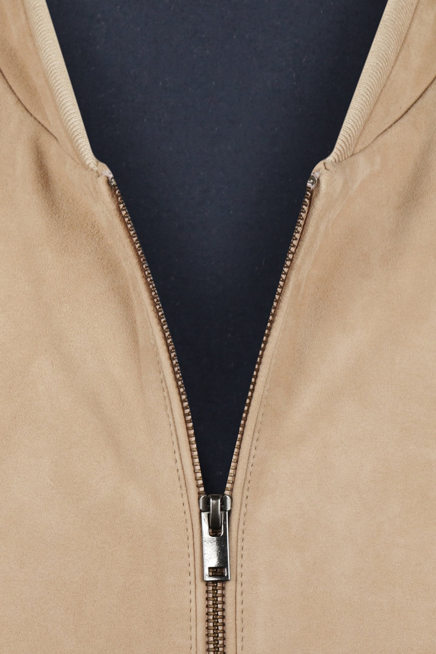 SUEDE BOMBER JACKET SAND 6