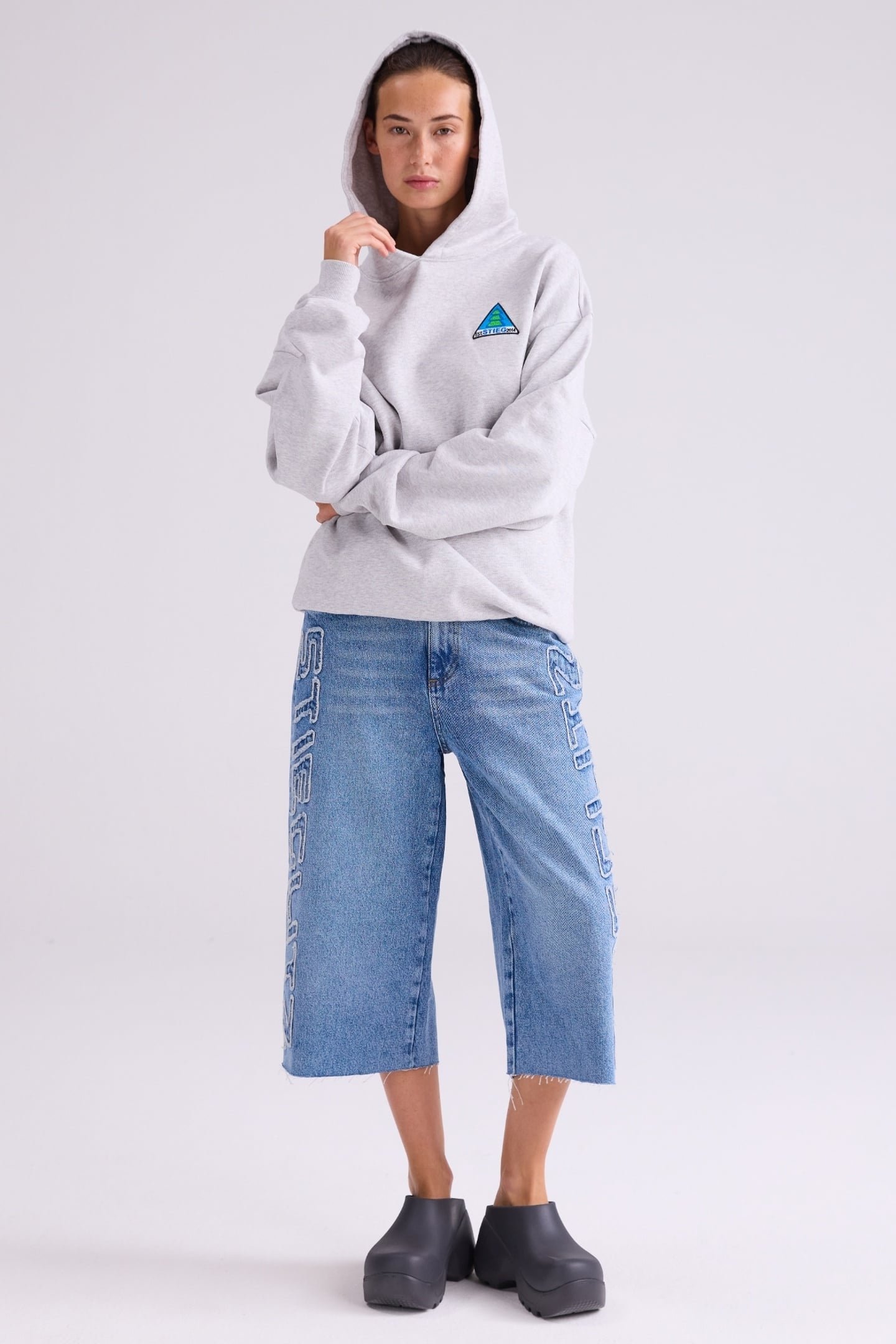 CISCO HOODIE MELANGE GREY 1