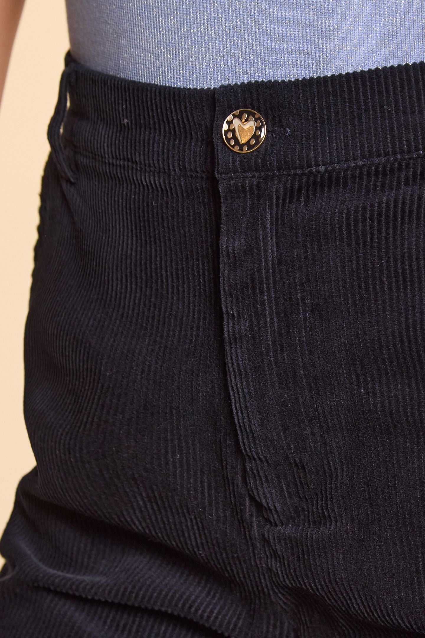 NAVY DROP-FRONT SUIT TROUSERS MARINE 6