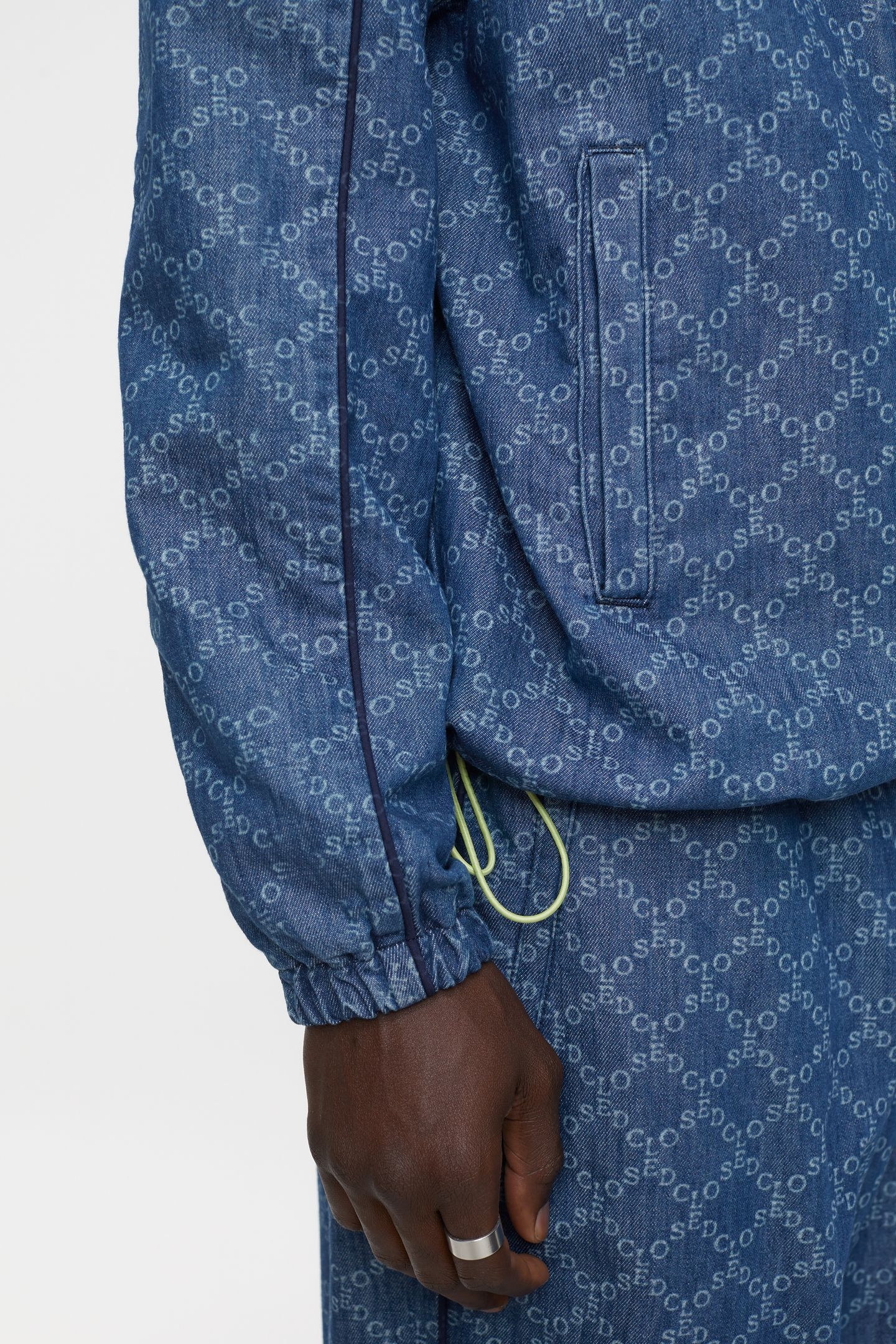 TRACK SUIT JACKET JACKETS & COATS MID BLUE 7