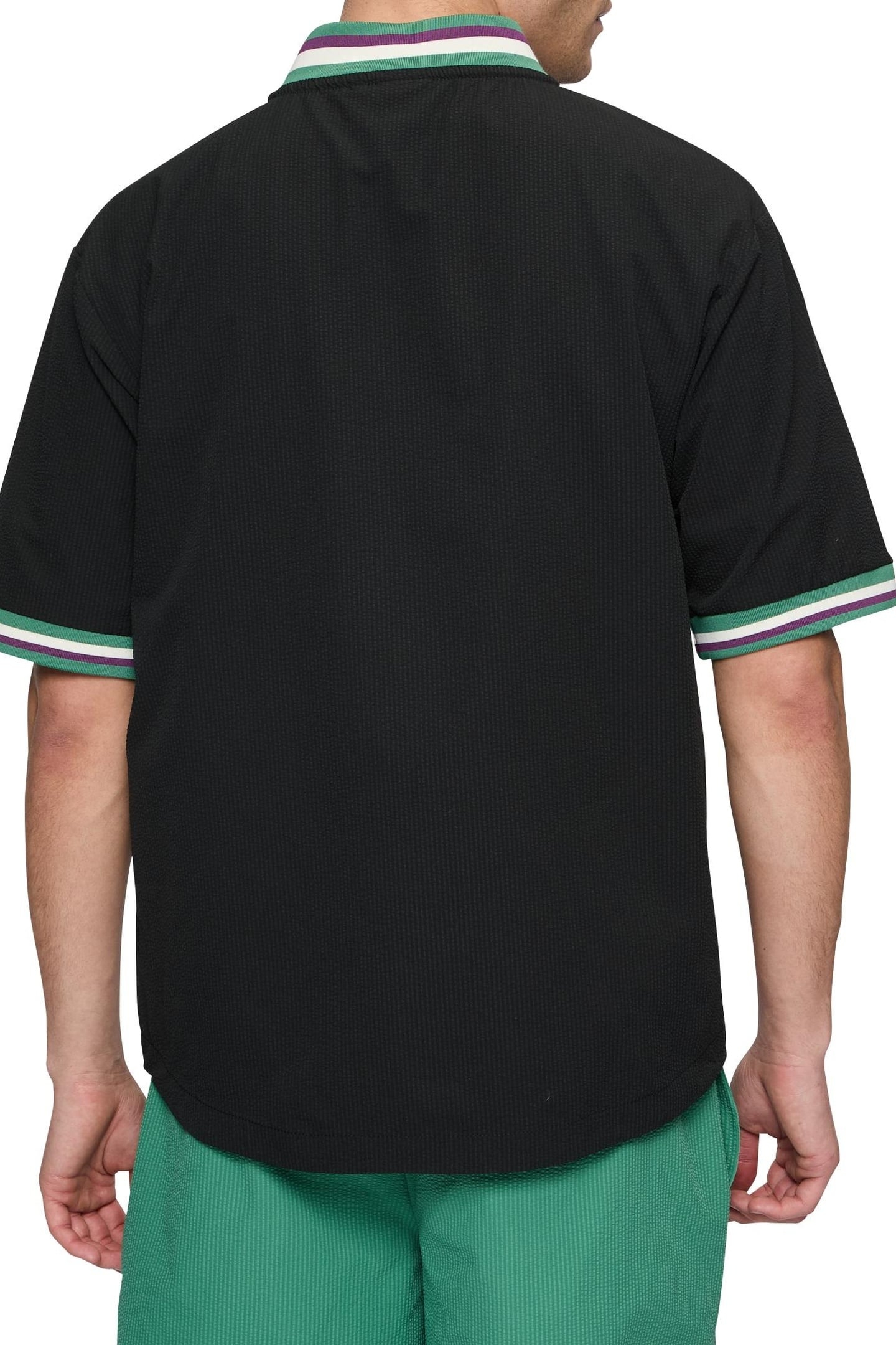 LUZAT LOOSE BASEBALL SHIRT BLACK 2
