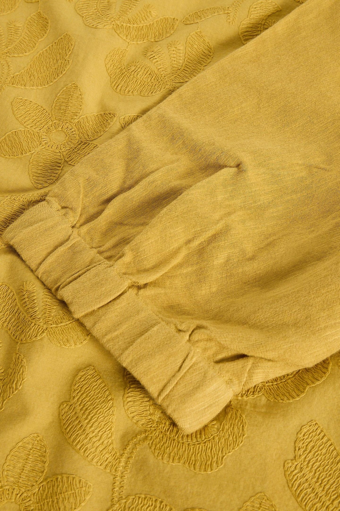 VANESSA FLORAL TOP MID CHARTREUSE 4