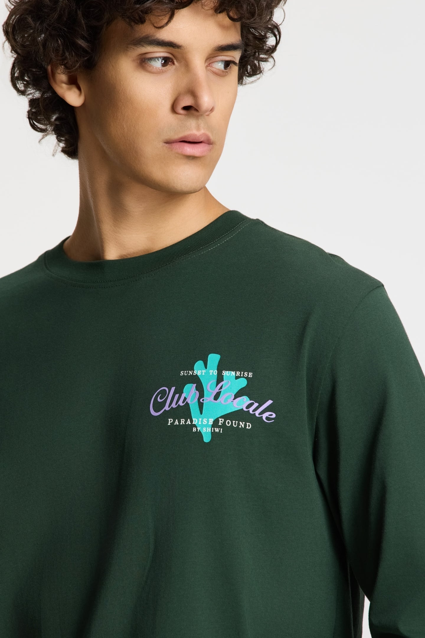 JUDE REGULAR LONGSLEEVE PARADISE GREEN LEAF 6