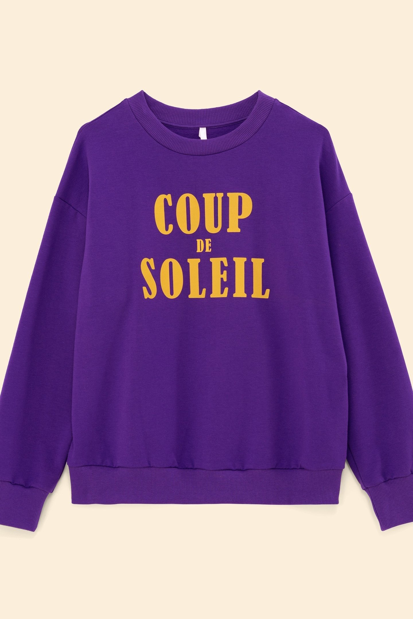 PURPLE MESSAGE SWEATSHIRT INK 5