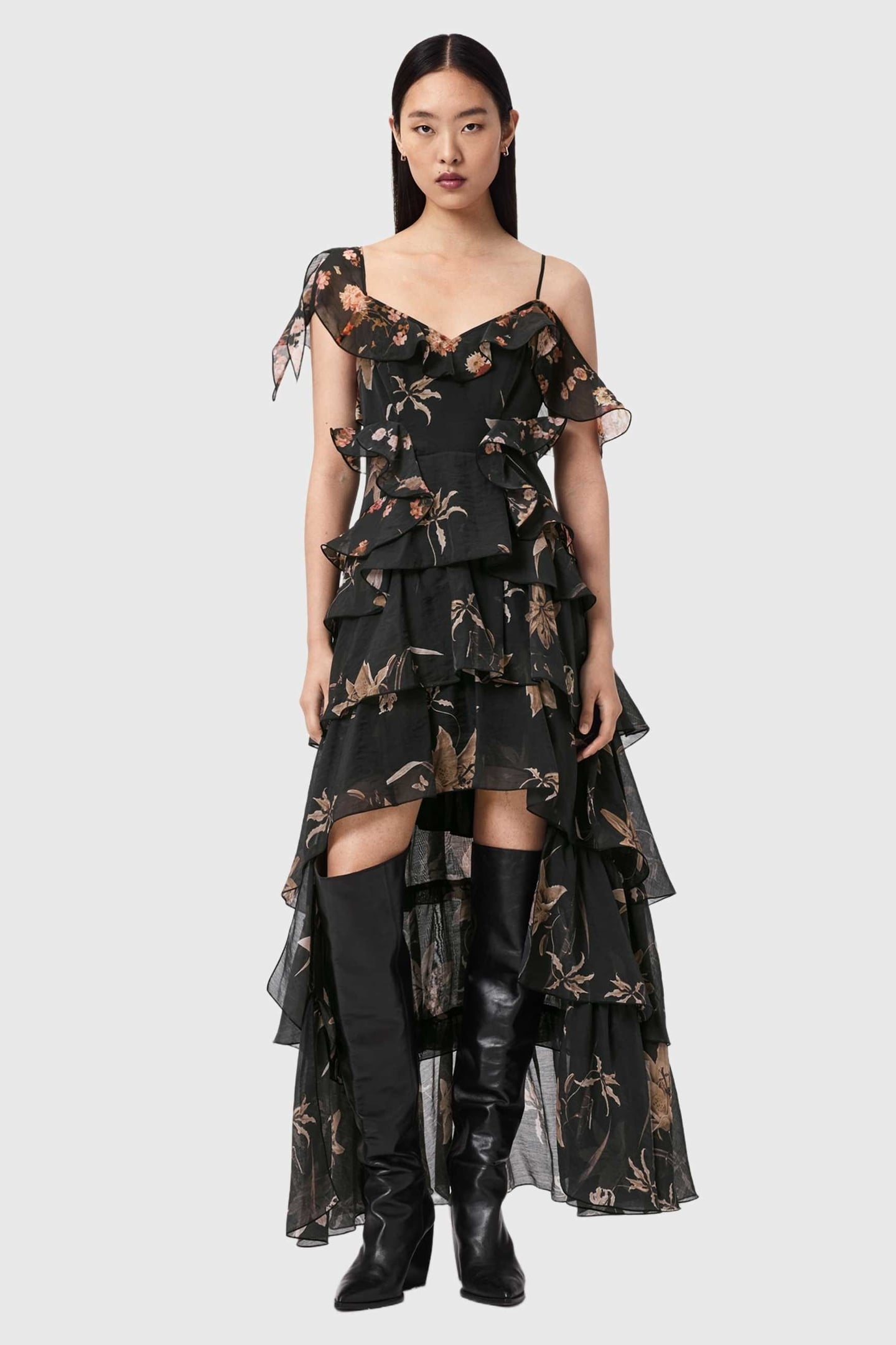 SIENNA DRESS PETRA SEPIA BROWN 1