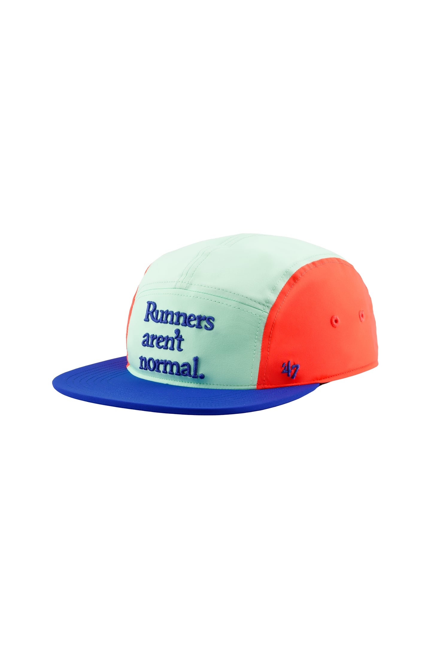 UNISEX '47 5 PANEL RUN HAT LIGHT BLUE GREEN ORANGE 1