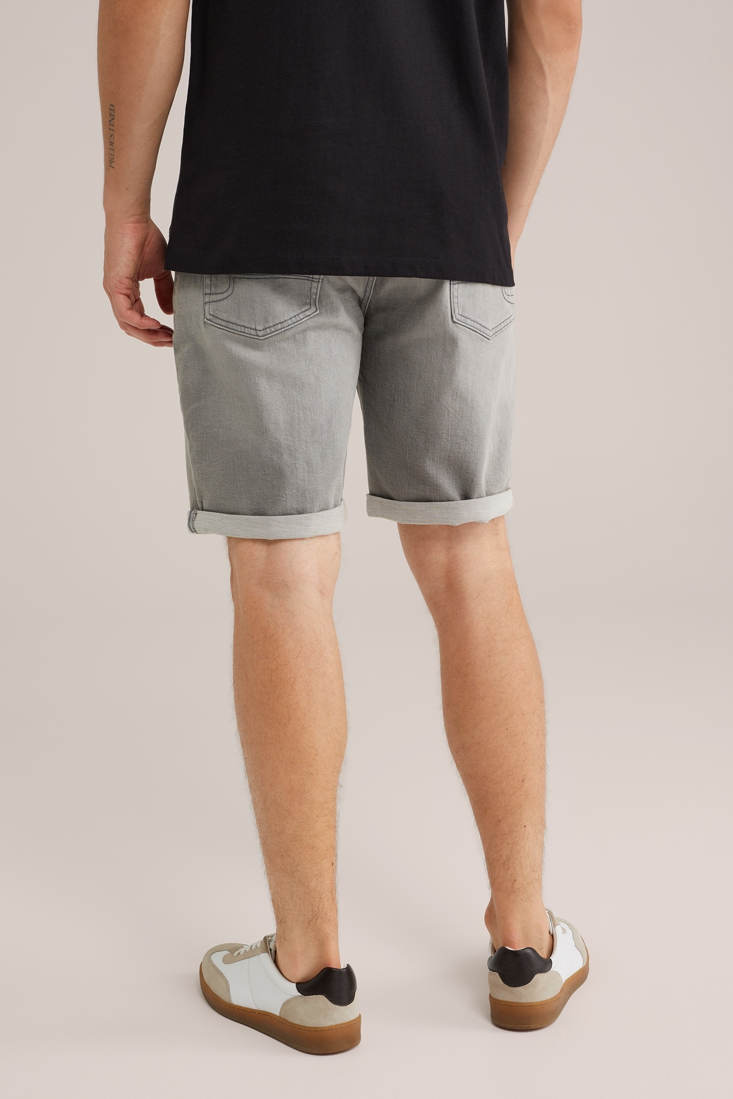 SHORT BLENDED LIGHT GREY 3