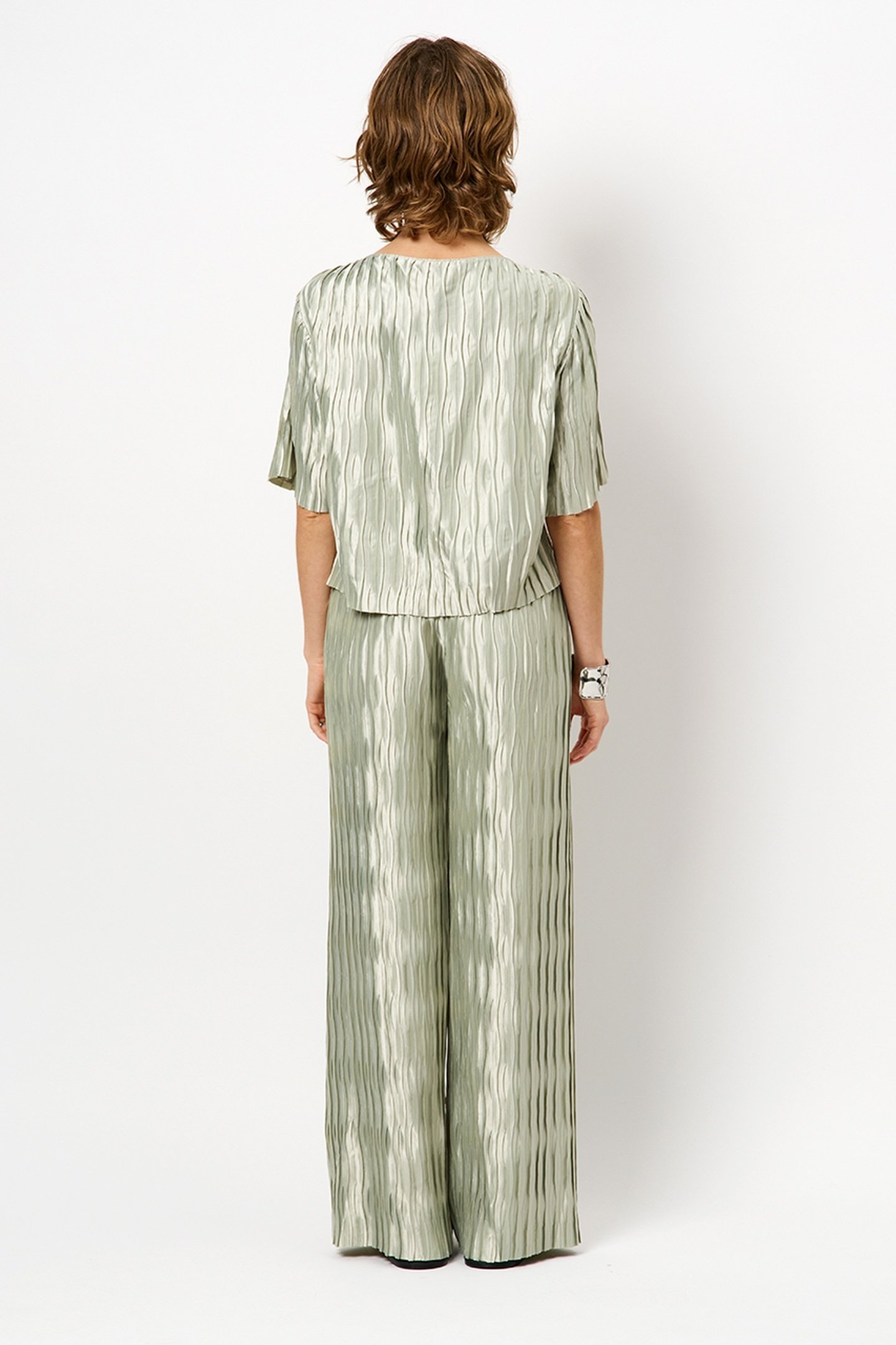 LILIUM PLISSÉ PANTS SOFT PISTACHIO 4