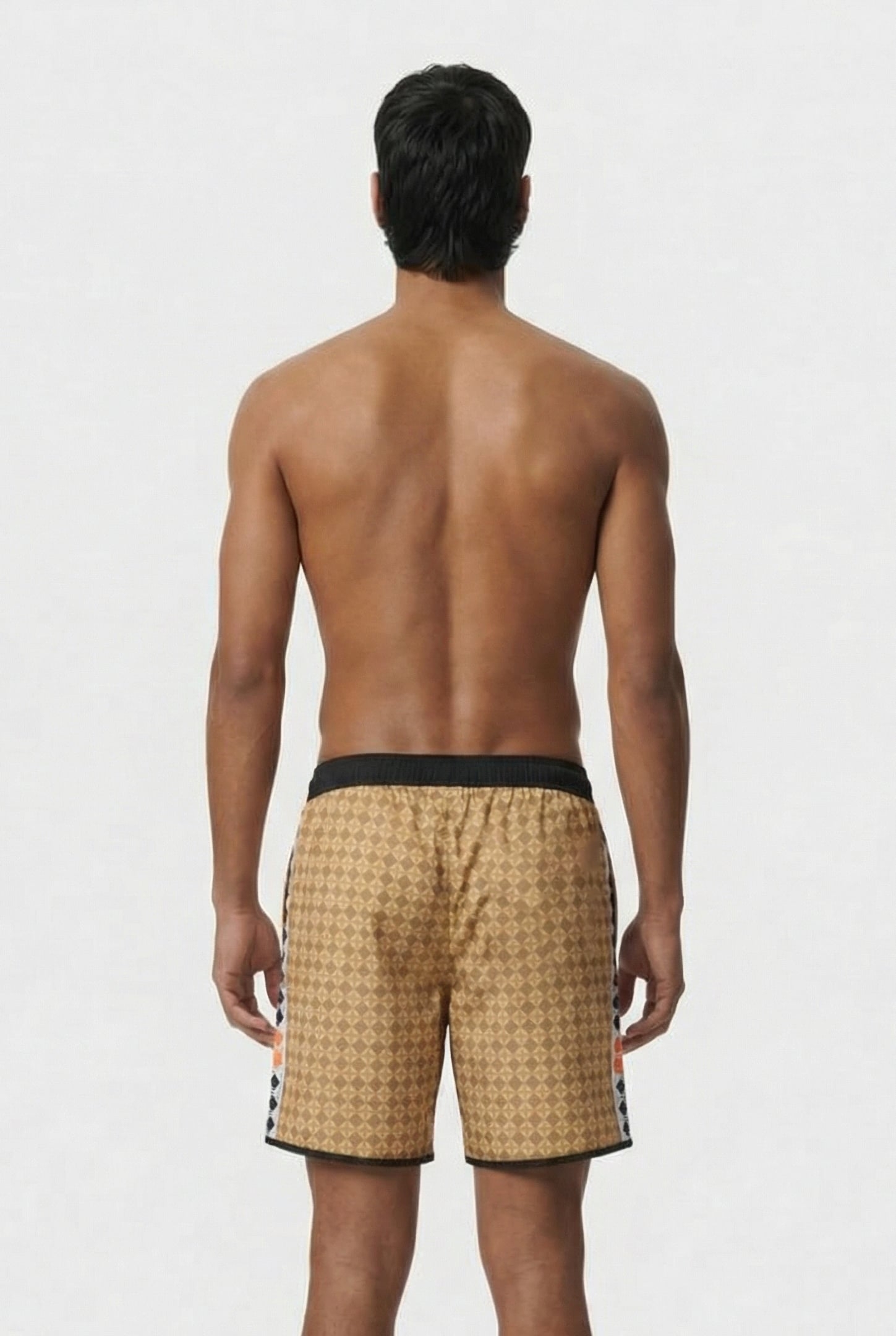 MEN'S ARENA 50TH BEACH BERMUDA GOLD MULTI-BLACK-WHITE 2