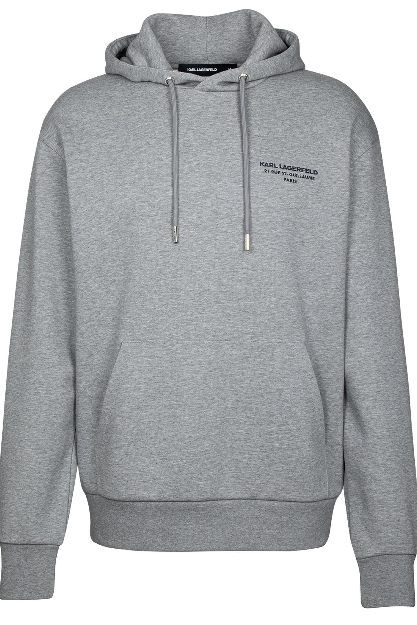 DARKGREY MELANGE SWEAT HOODY 4