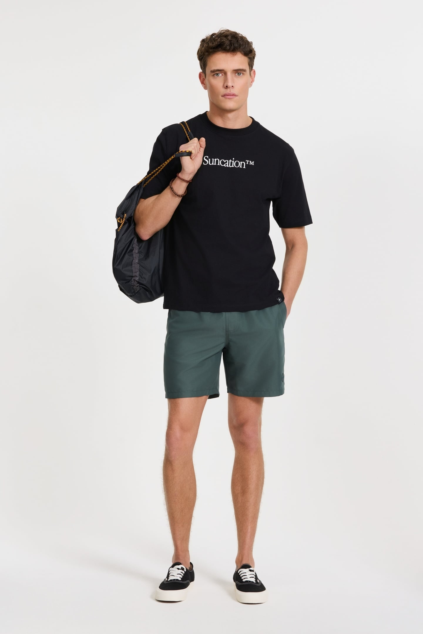 FINN RELAXED T-SHIRT SUNCATION BLACK 2
