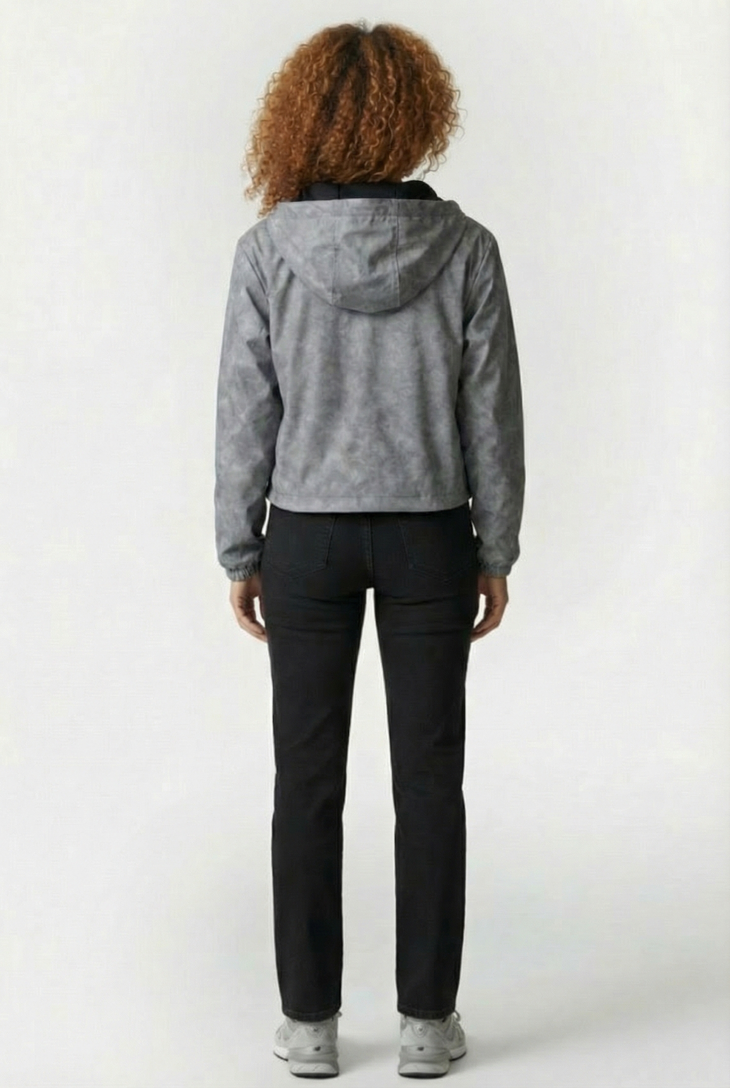 LOHJA SHORT INSULATED JACKET W3T1 DISTRESSED GREY UNISEX 3