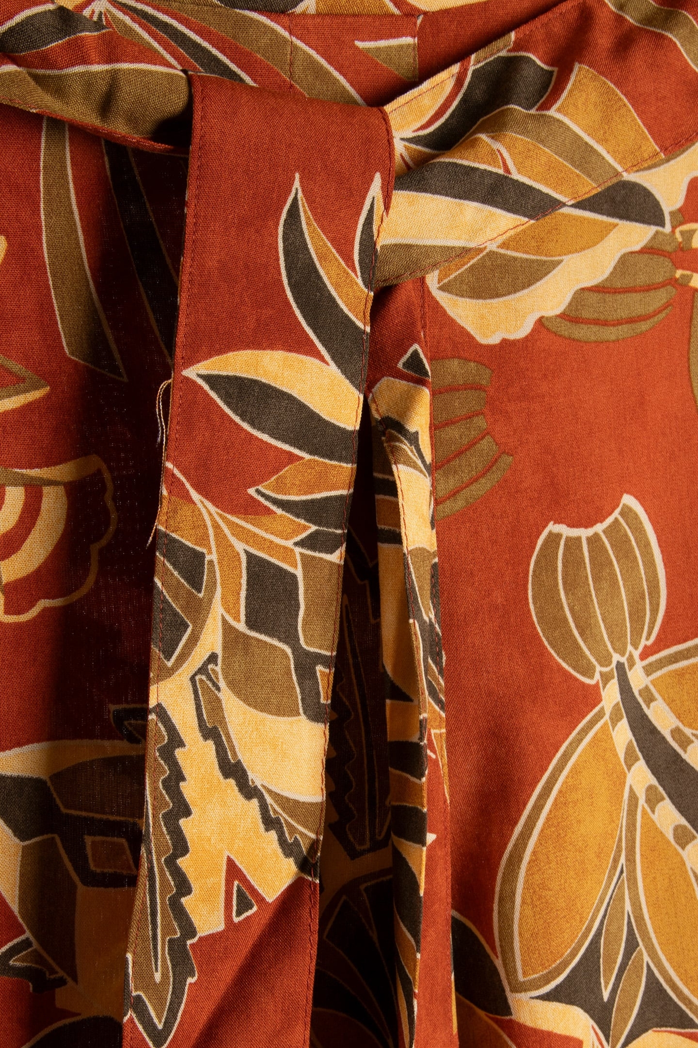 PANTS COMFY IN COPPER WITH PALMA PRINT 4