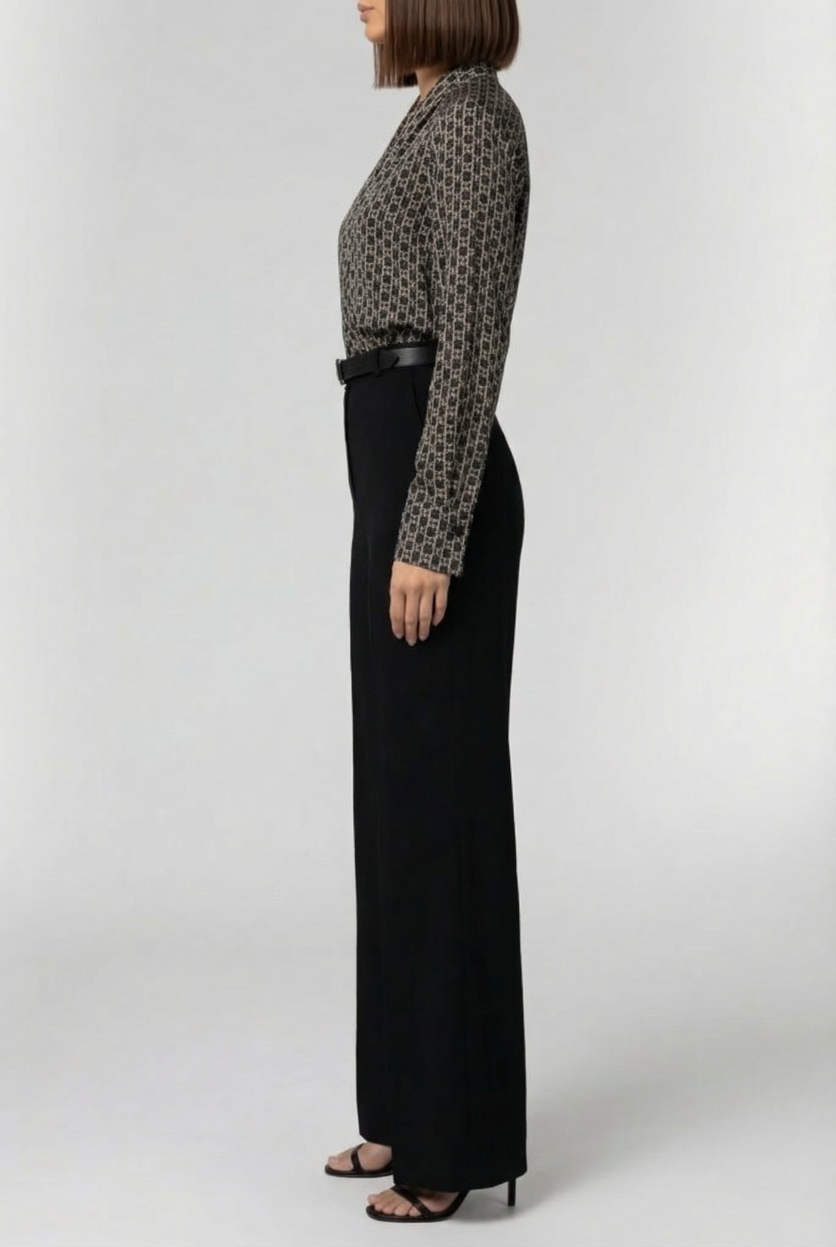 MARCIANO BY GUESS EDITH MIX FABRIC JUM NEW MONOGRAM BLACK B 3