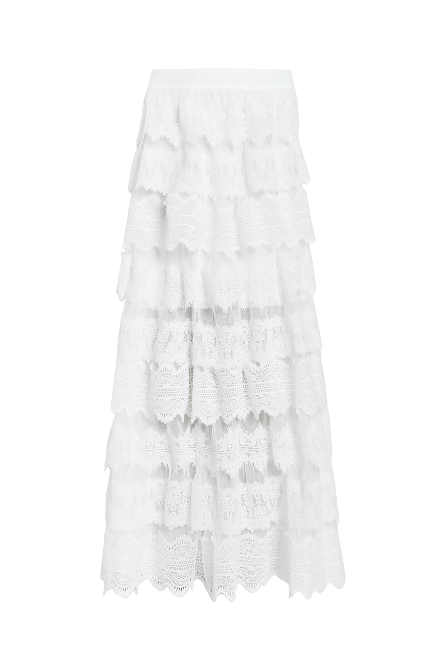LIZI LACE MAXI SKIRT CHALK WHITE 6
