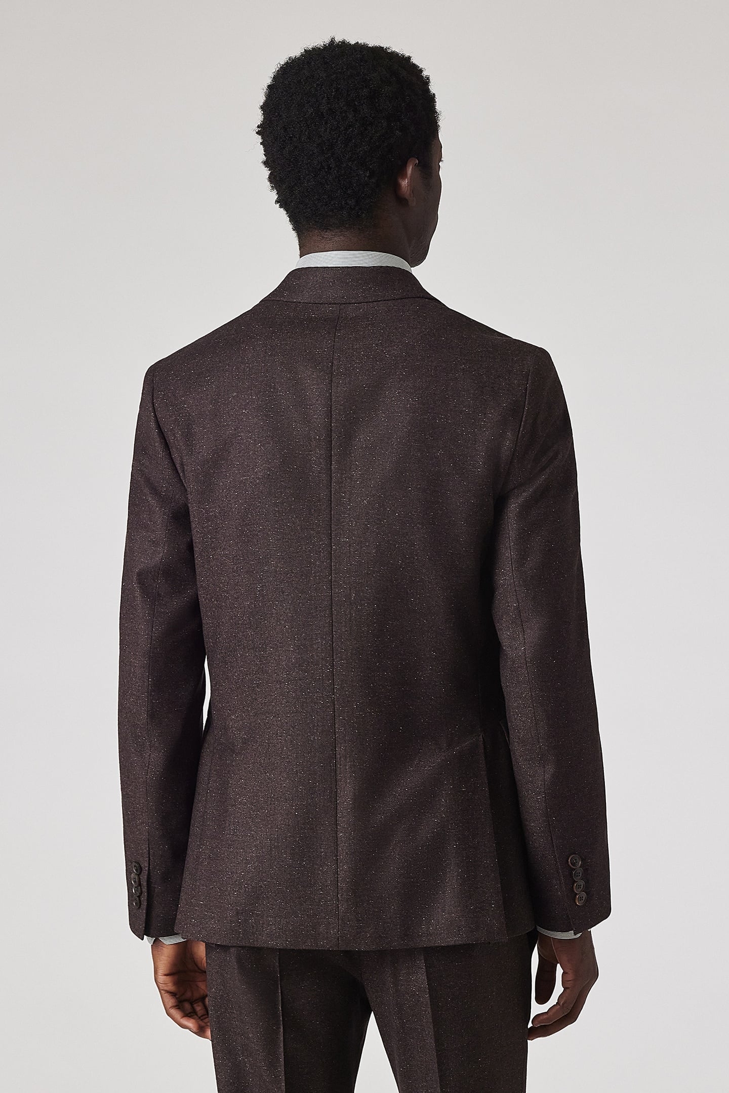 2 BUTTON JACKET CHOCOLATE 2