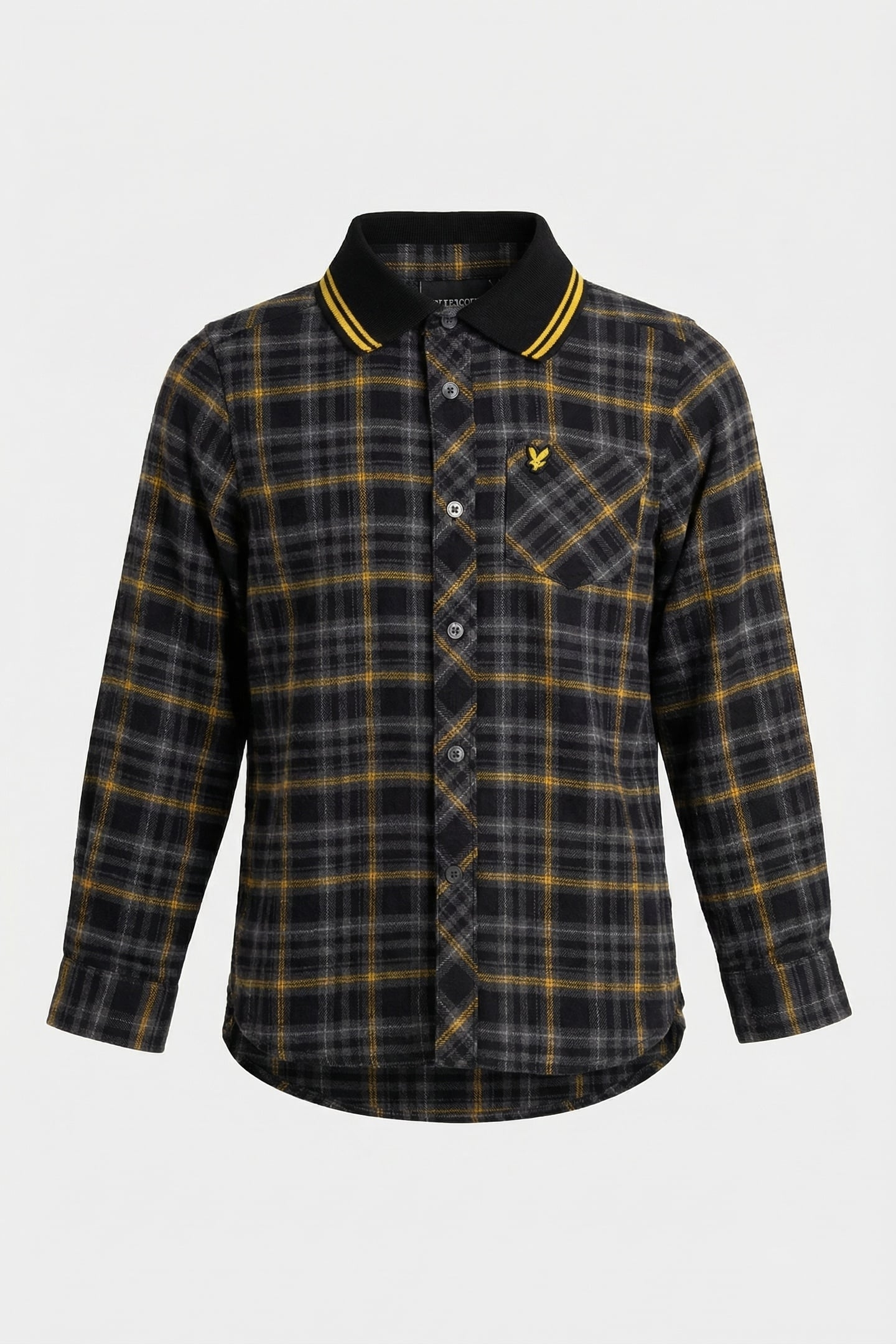 TARTAN SHIRT JET BLACK 1