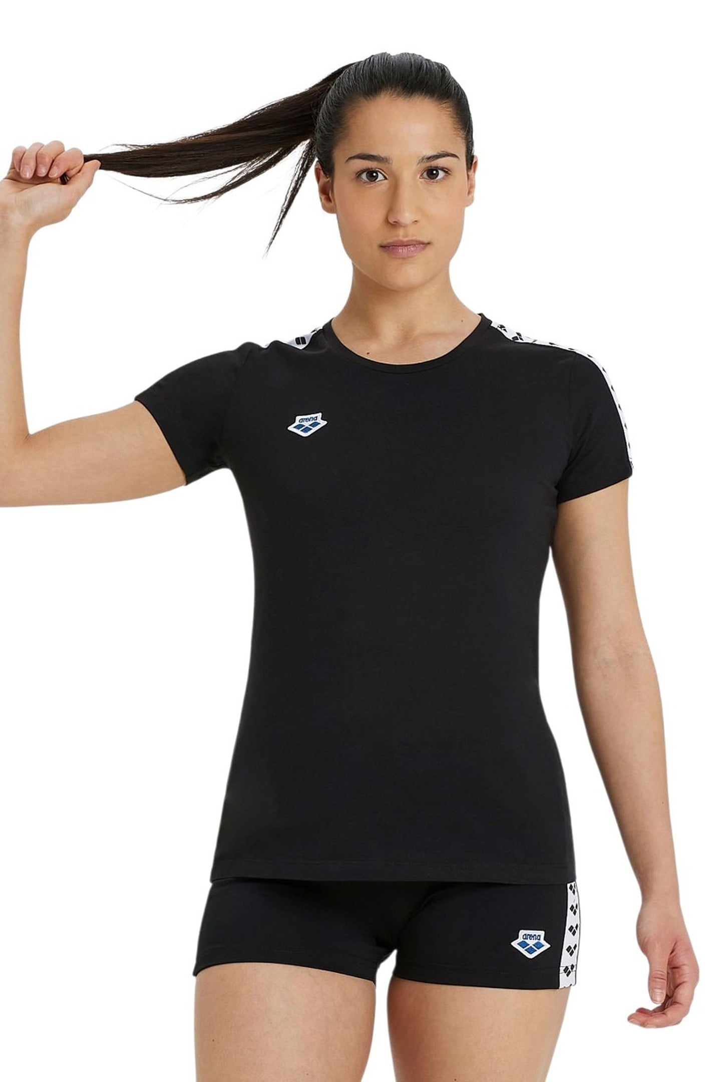 W T-SHIRT TEAM BLACK-WHITE-BLACK 2