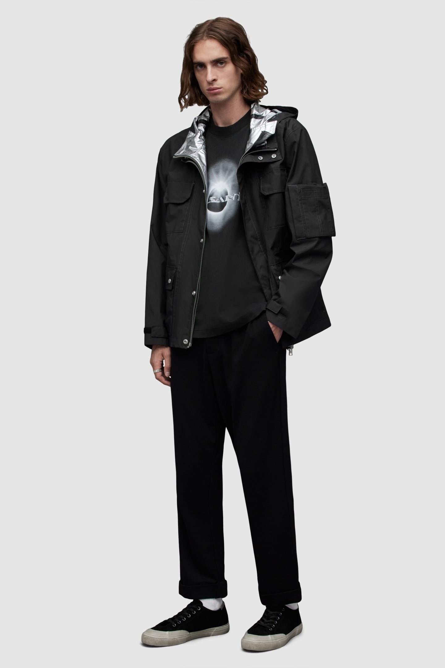 TYCHO TECH JACKET BLACK/SILVER 2
