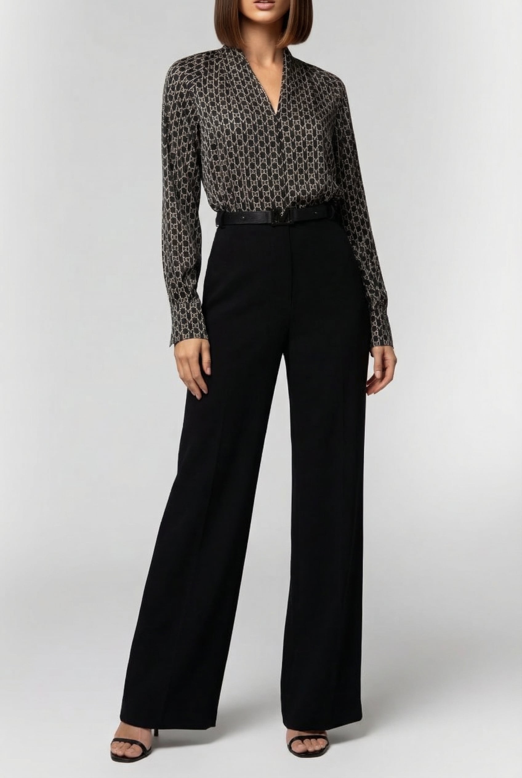 MARCIANO BY GUESS EDITH MIX FABRIC JUM NEW MONOGRAM BLACK B 1