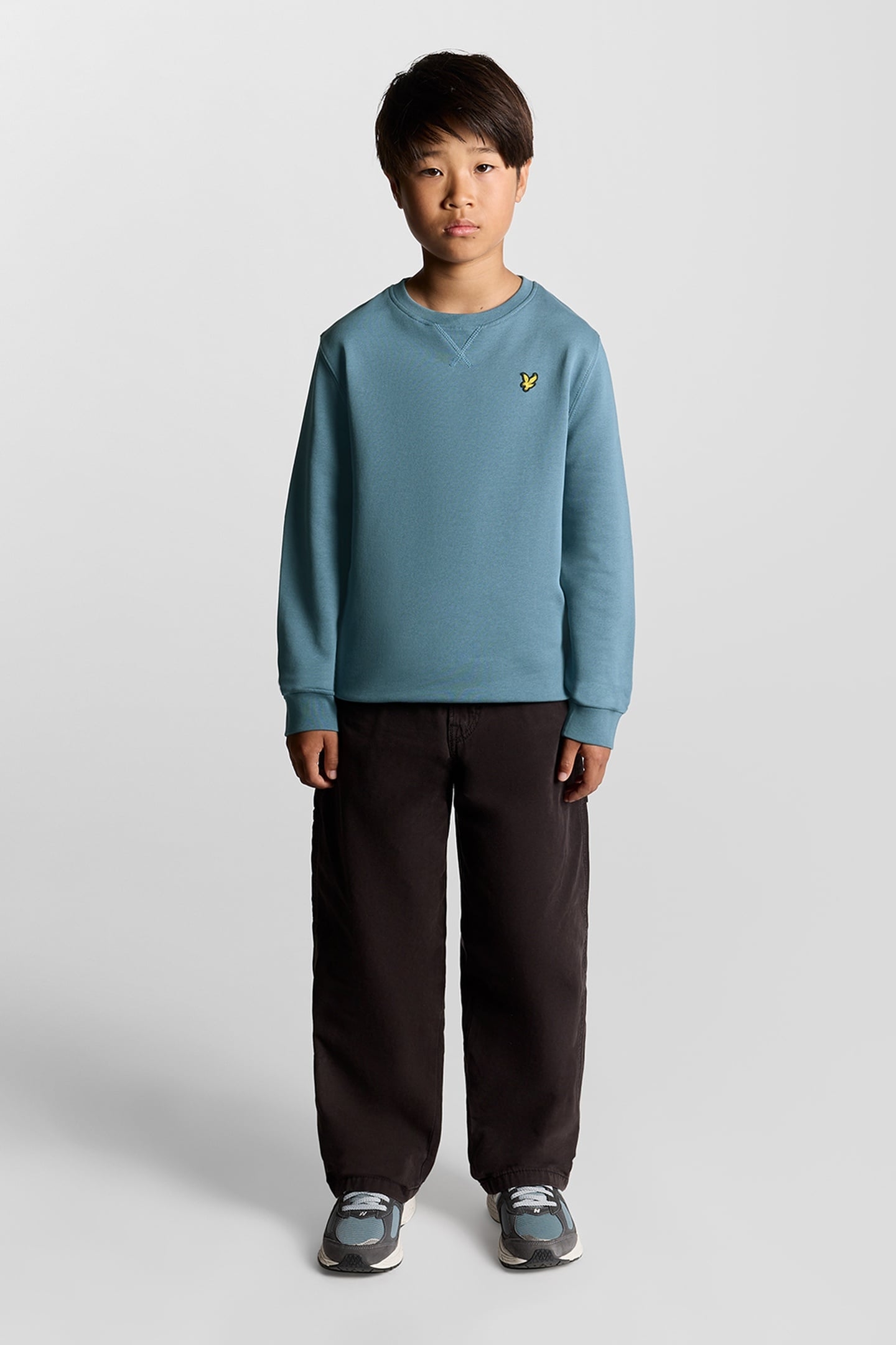 CREW NECK SWEATSHIRT OCEAN SKY 1