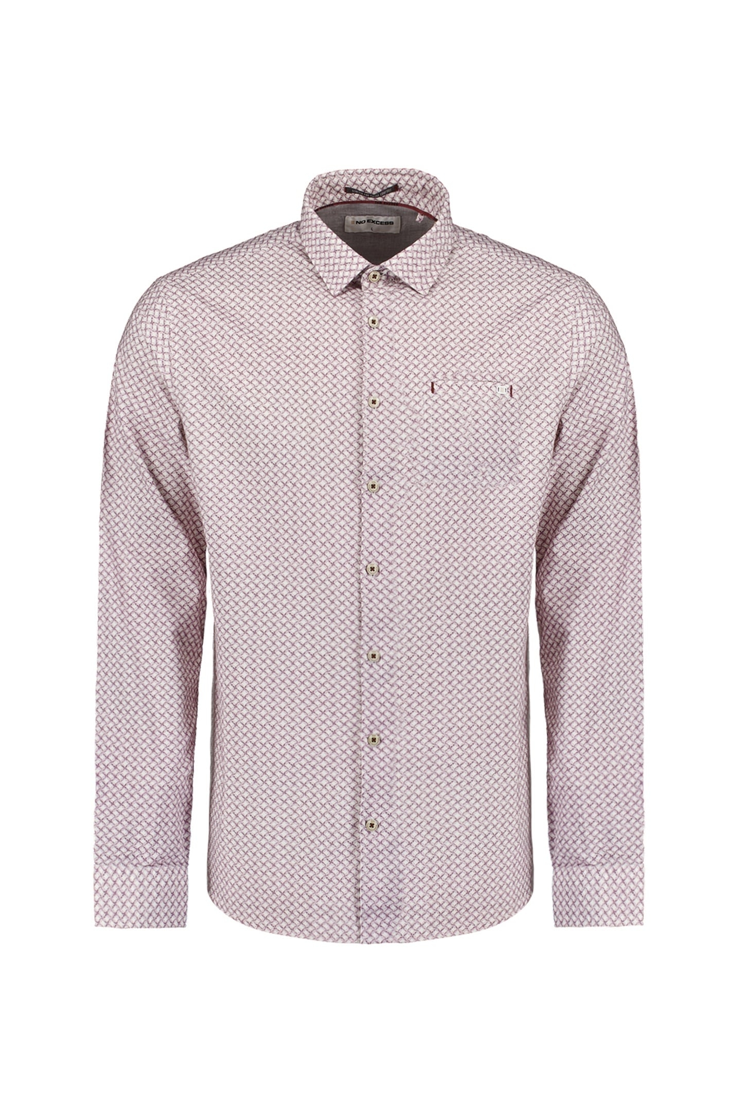SHIRT ALLOVER PRINTED MAUVE 4