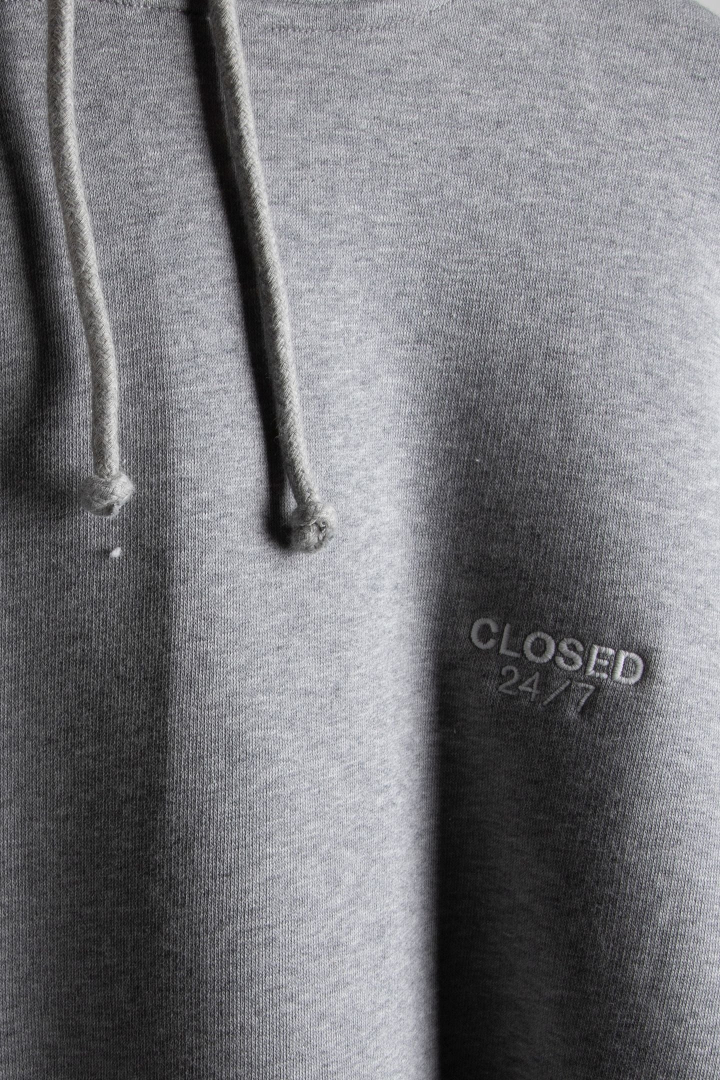 HOODY WITH LOGO T-SHIRTS GREY HEATHER MELANGE 4