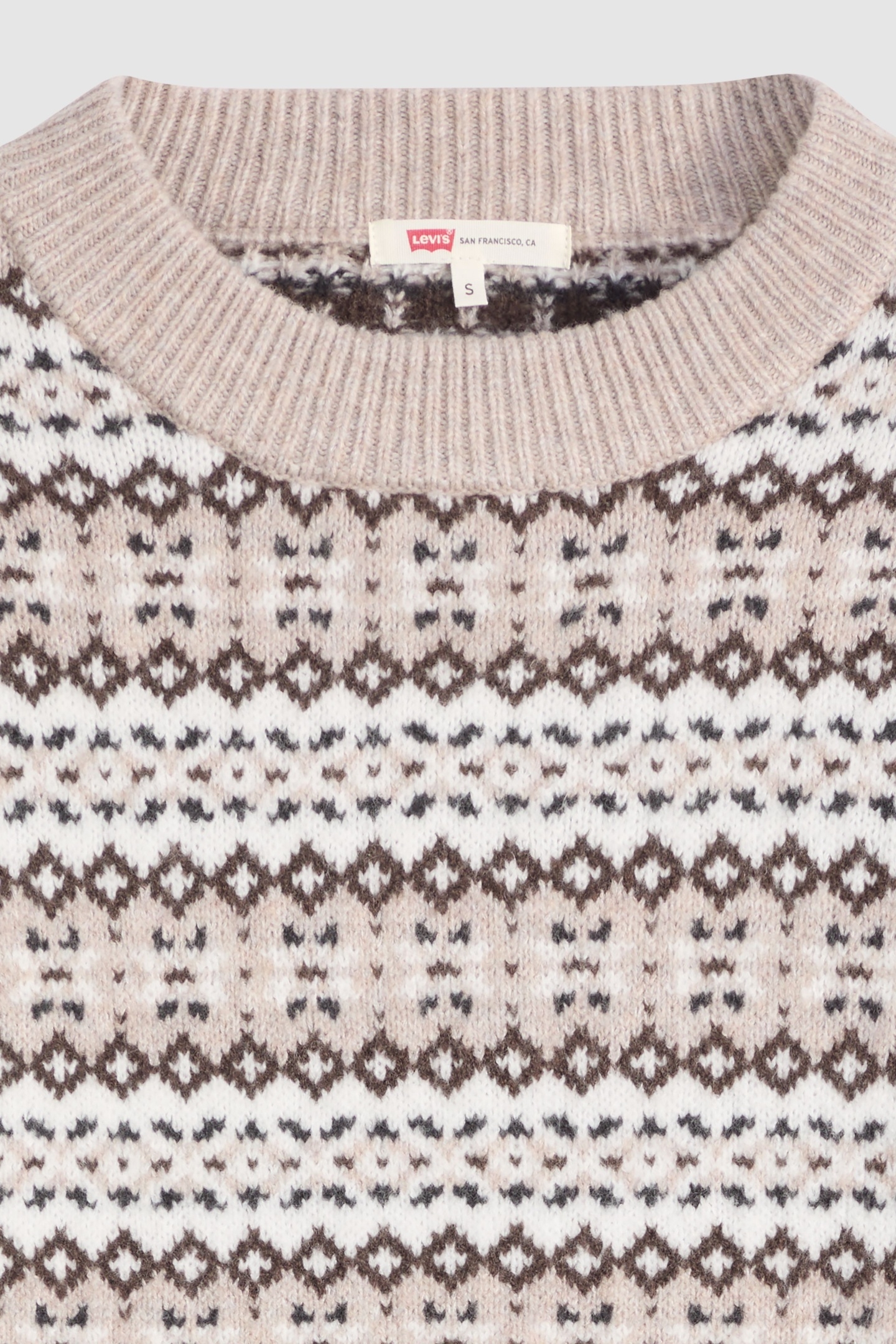 INES FAIRLISLE SWEATER NEUTRAL 6