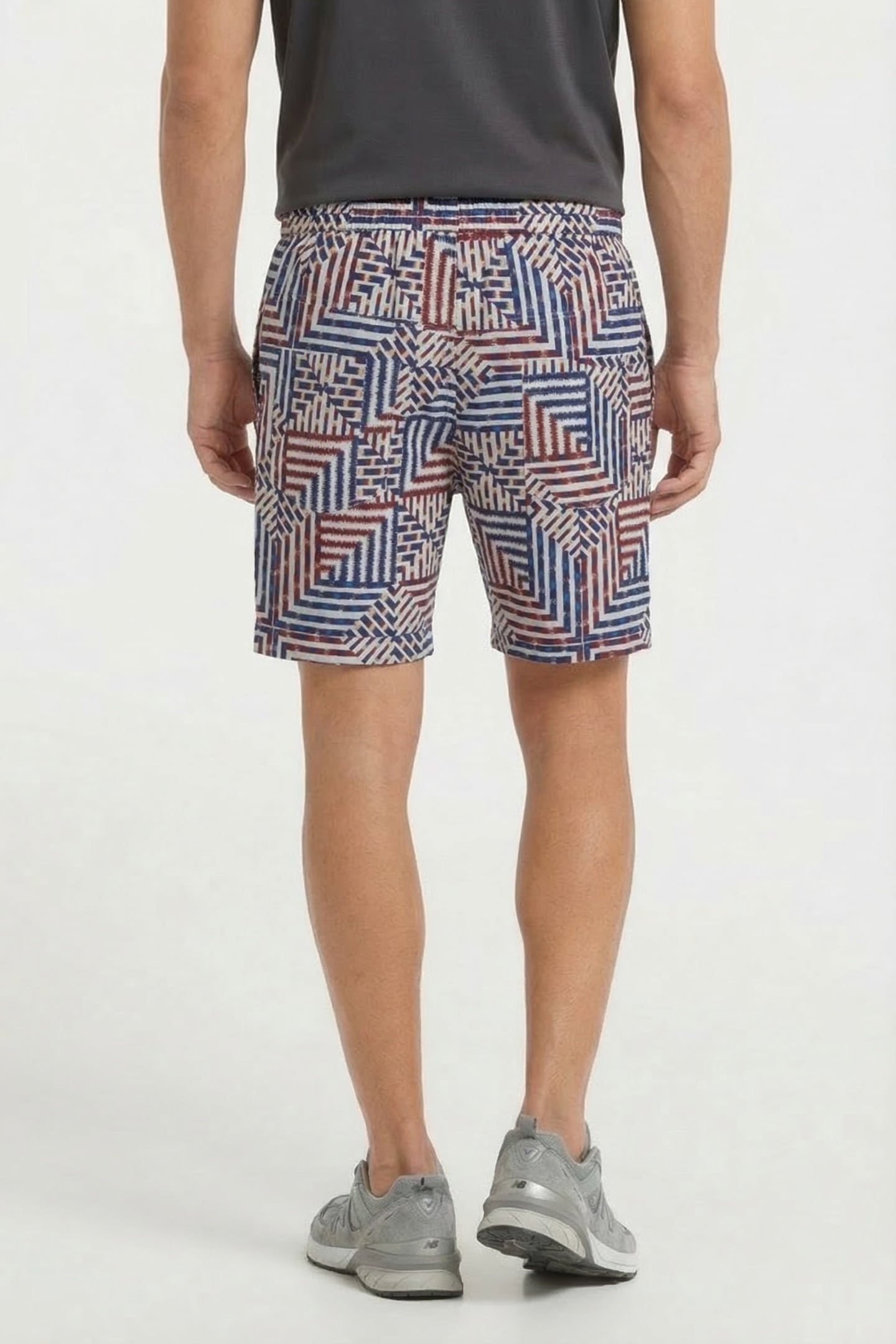 EDOARDO PANTS BLUE RED 2