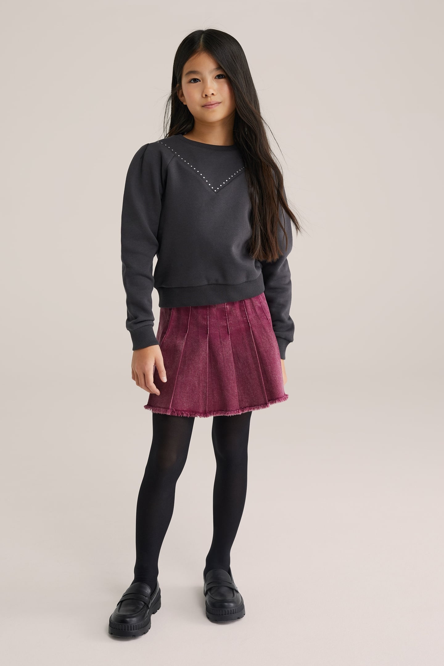 SKIRT MINI LENGTH LIGHT PURPLE 2