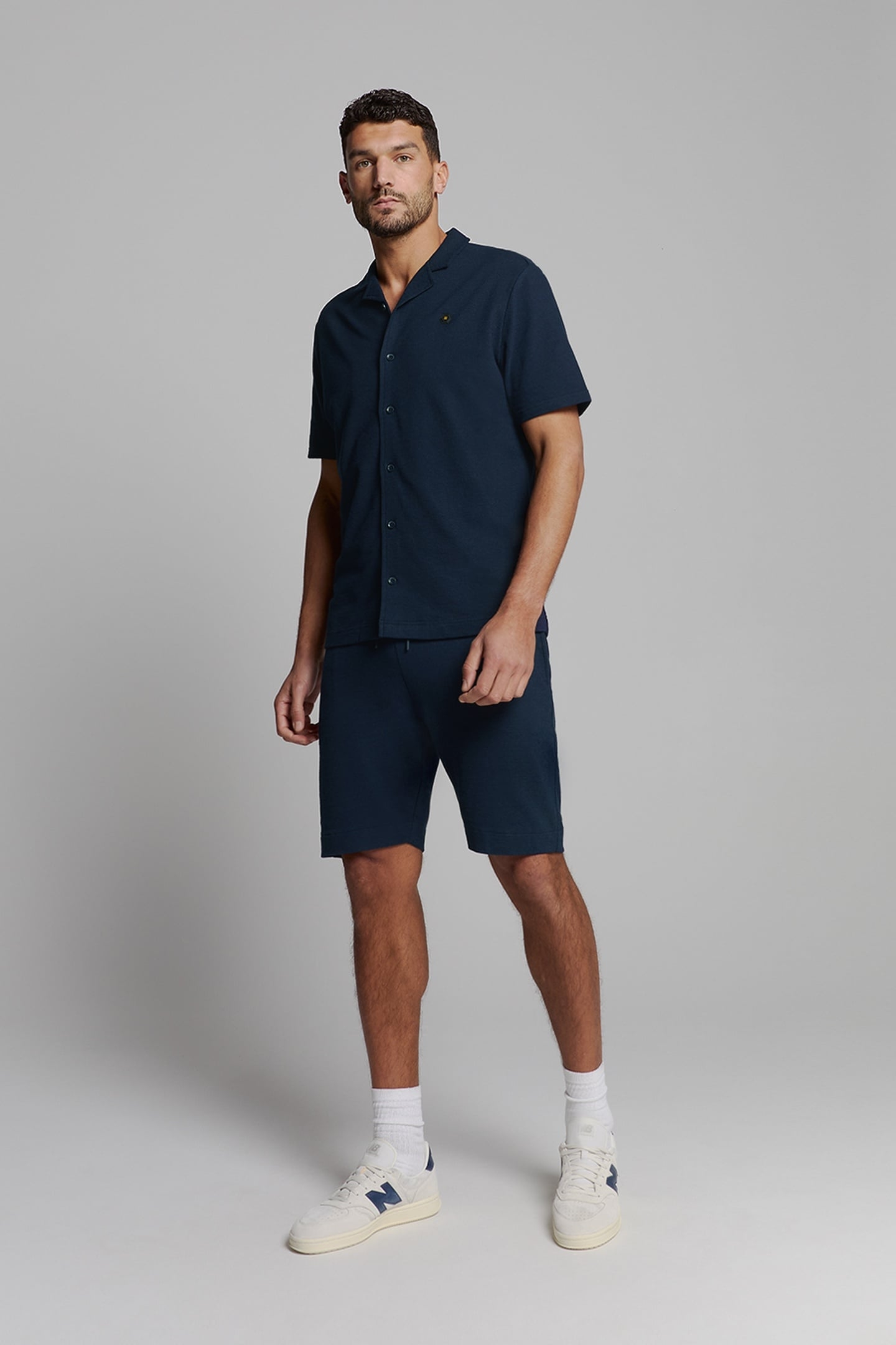 SHORT JERSEY SOLID TERRY DEEP BLUE 3